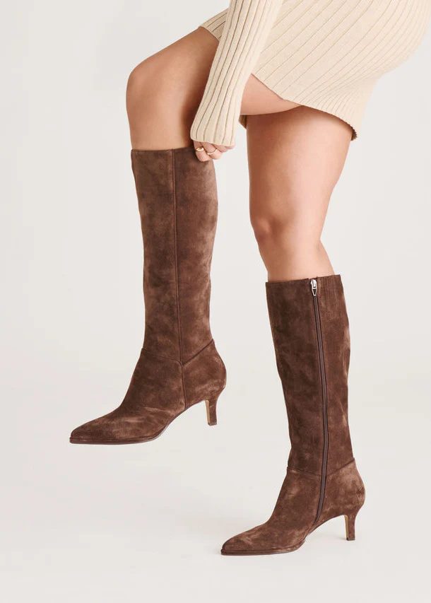 Aldy Boots - Brown Suede