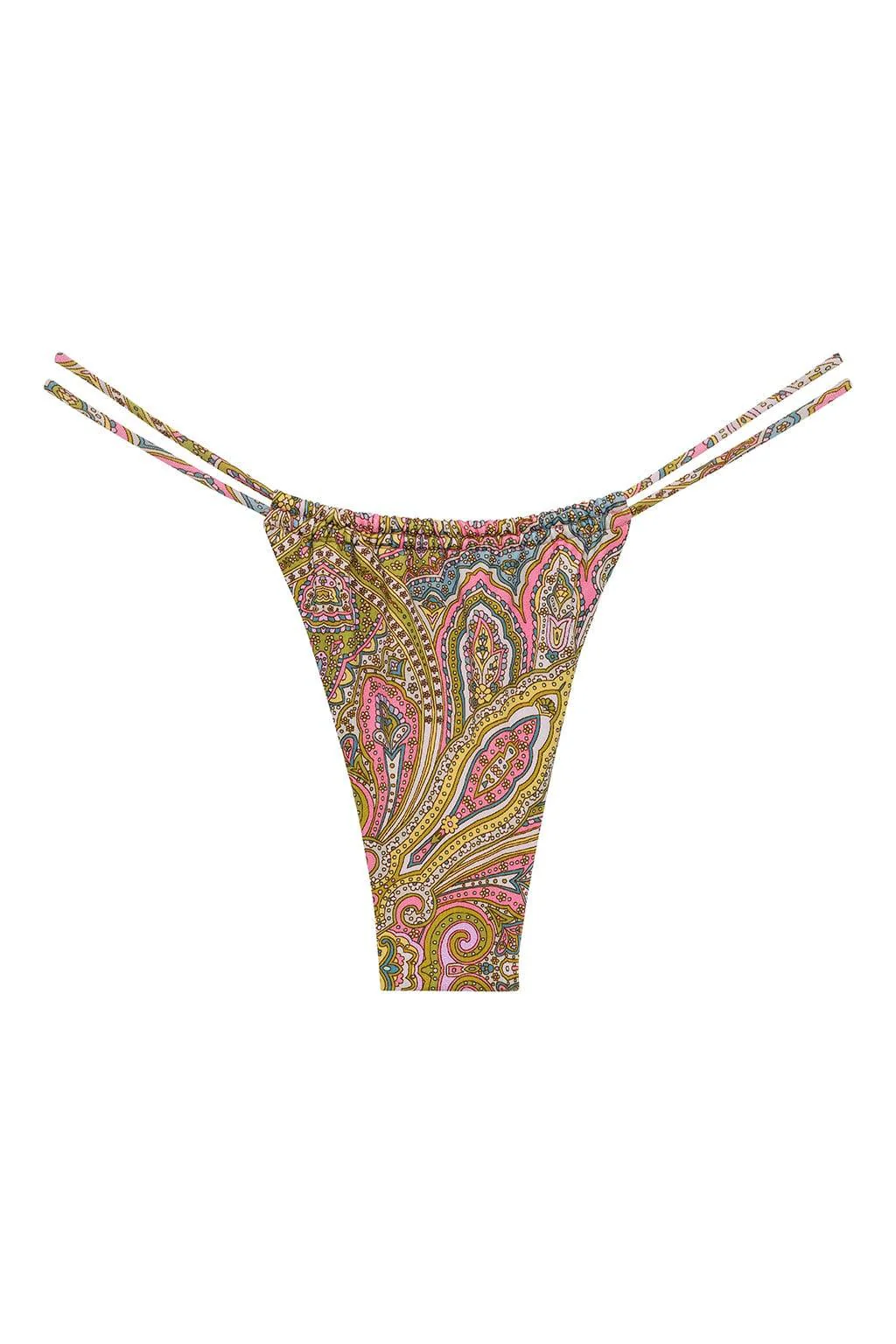 Ali Paisley Brasil Bikini Bottom - Image 2