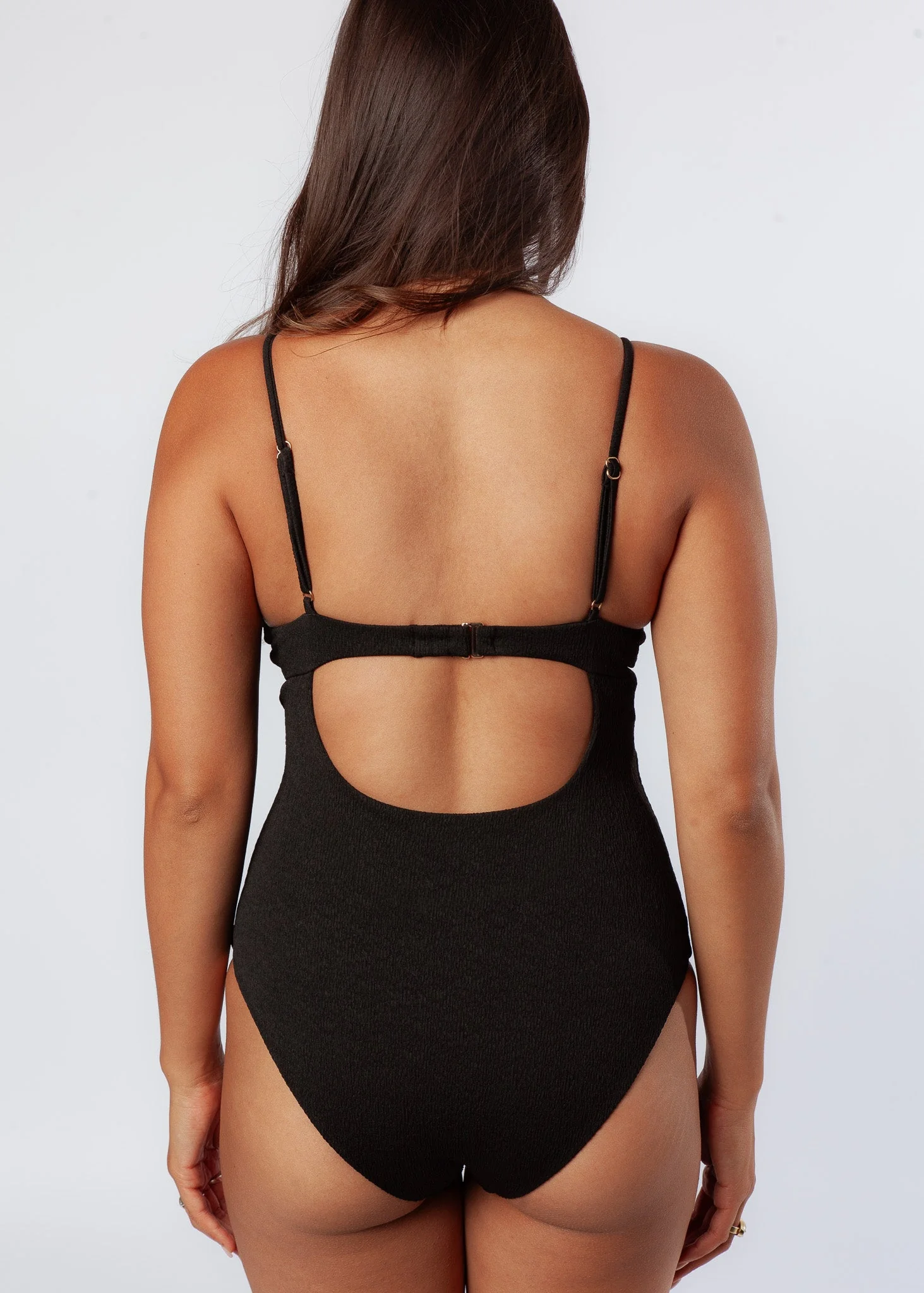 Amara One-Piece - Textured Black - Image 6