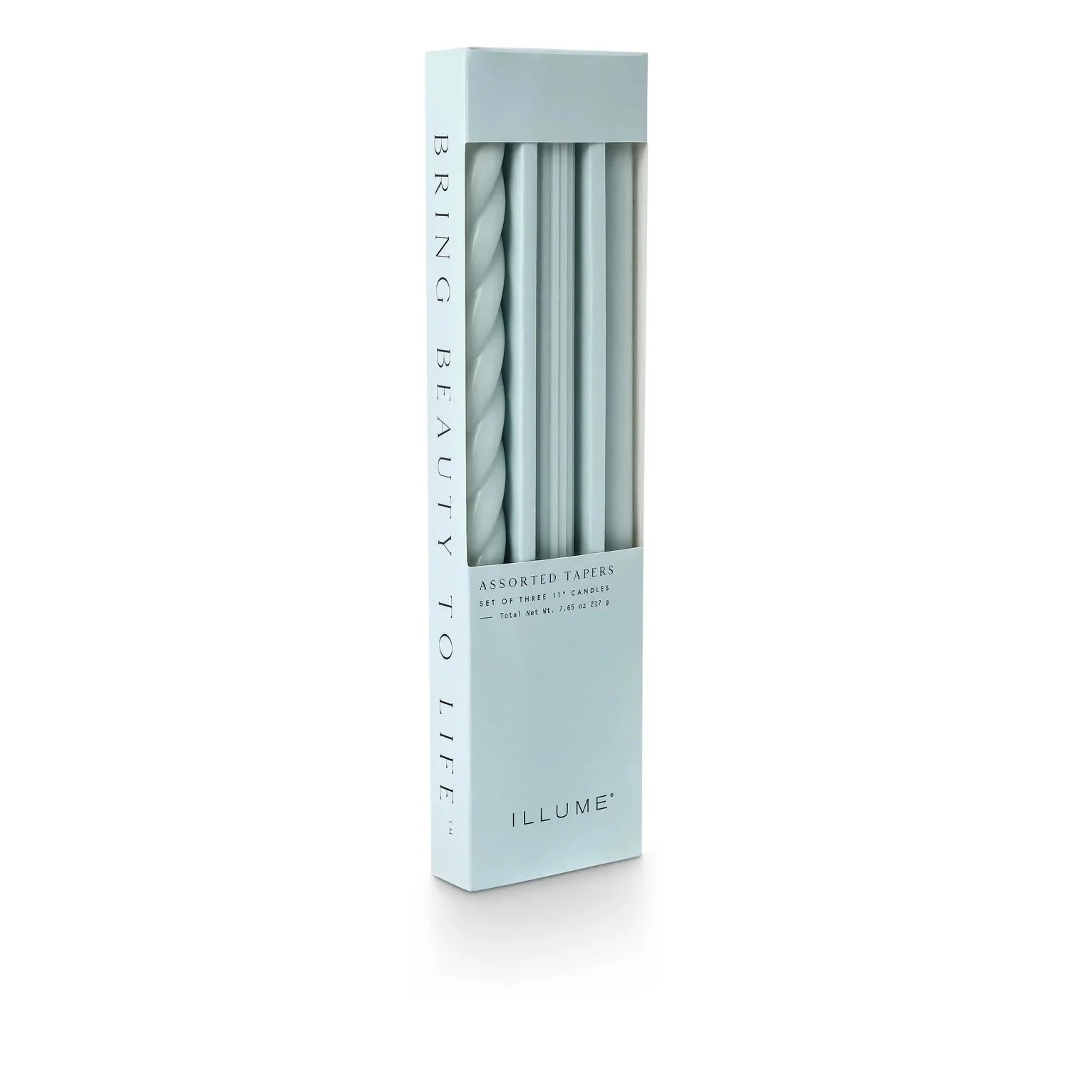Assorted Candle Tapers 3-Pack - Sea Mist