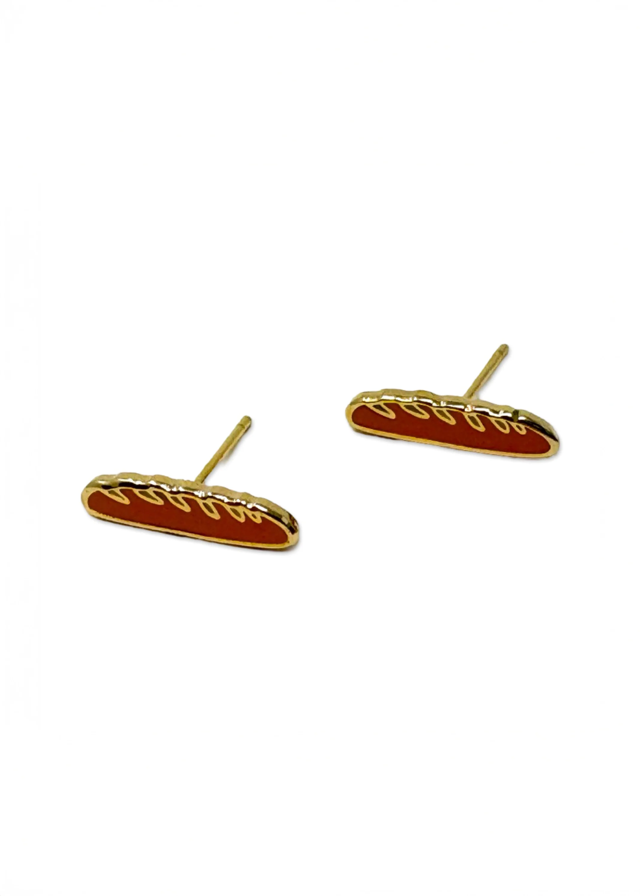 Baguette Enamel Earrings