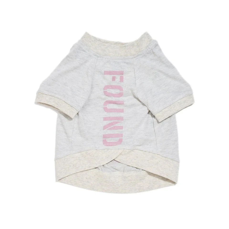 Big Full Heart Animal T-Shirt - Heather Gray & Mauve - Image 3