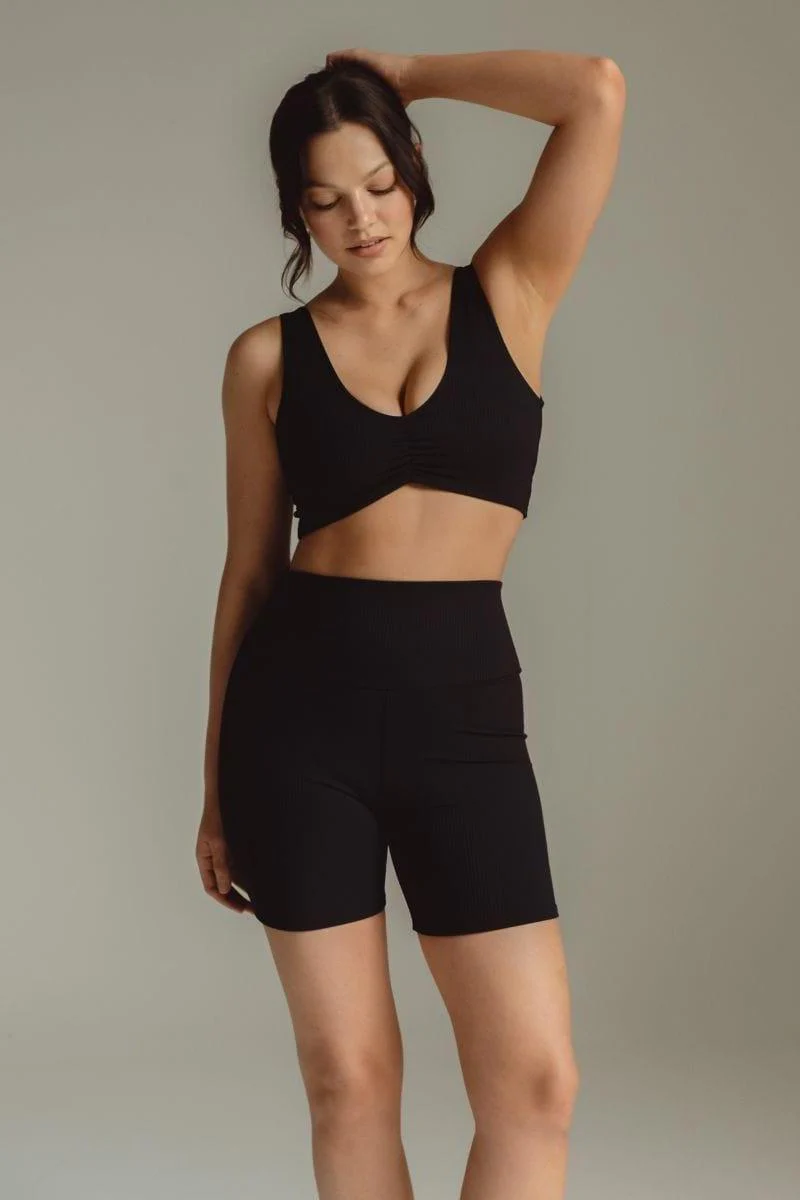 Black Rib Kim Variation Bikini Top - Image 6