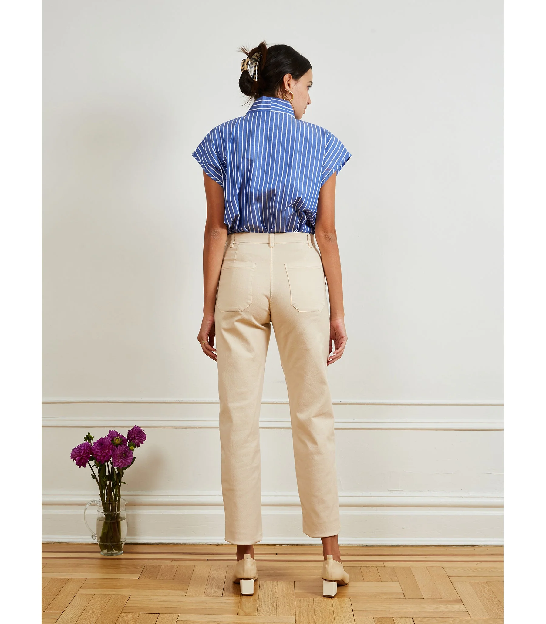 Blue Stripe Sienna Top - Image 4
