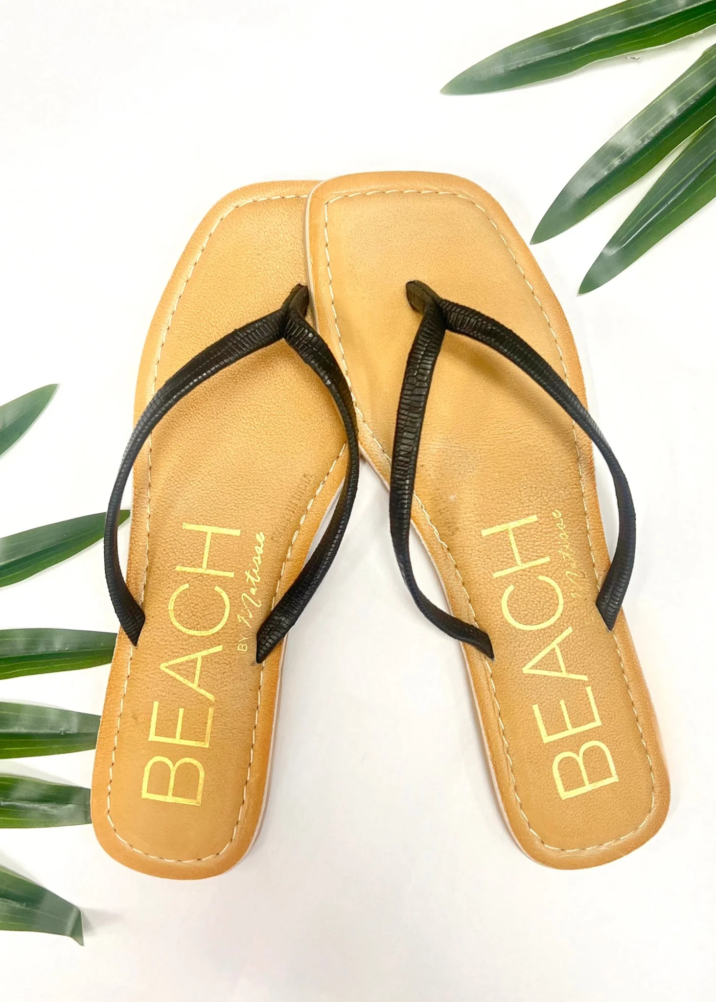 Bungalow Sandal - Black Lizard