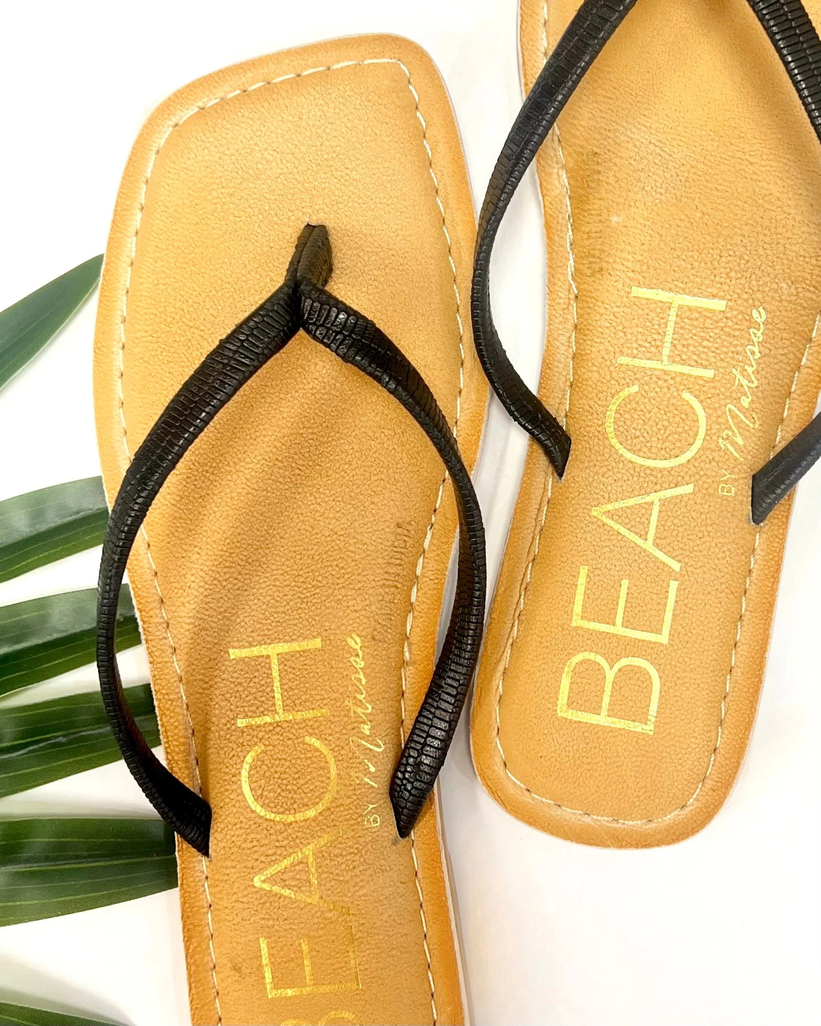 Bungalow Sandal - Black Lizard - Image 2
