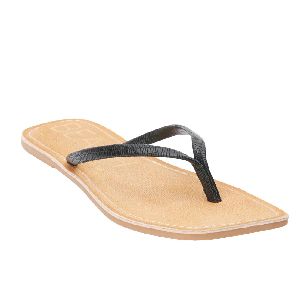 Bungalow Sandal - Black Lizard - Image 3