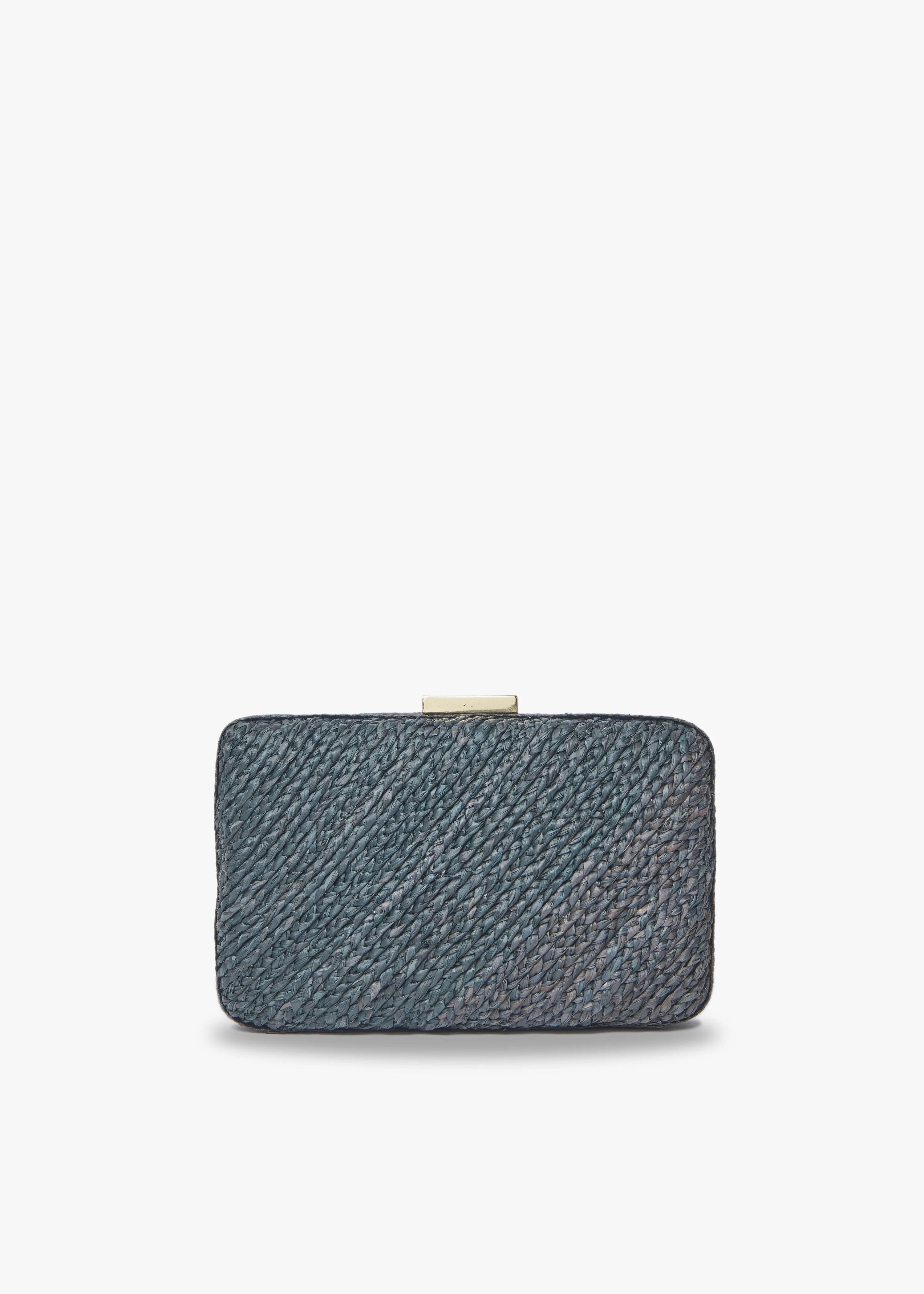 Carmen Woven Straw Clutch Bag