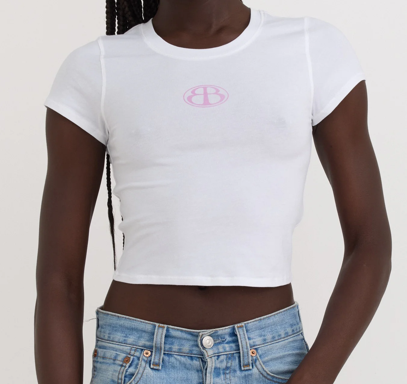 Core Butterfly Baby Tee - White