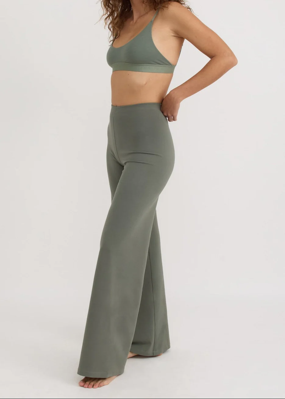 Core Straight Leg Pants - Seaweed - Image 2