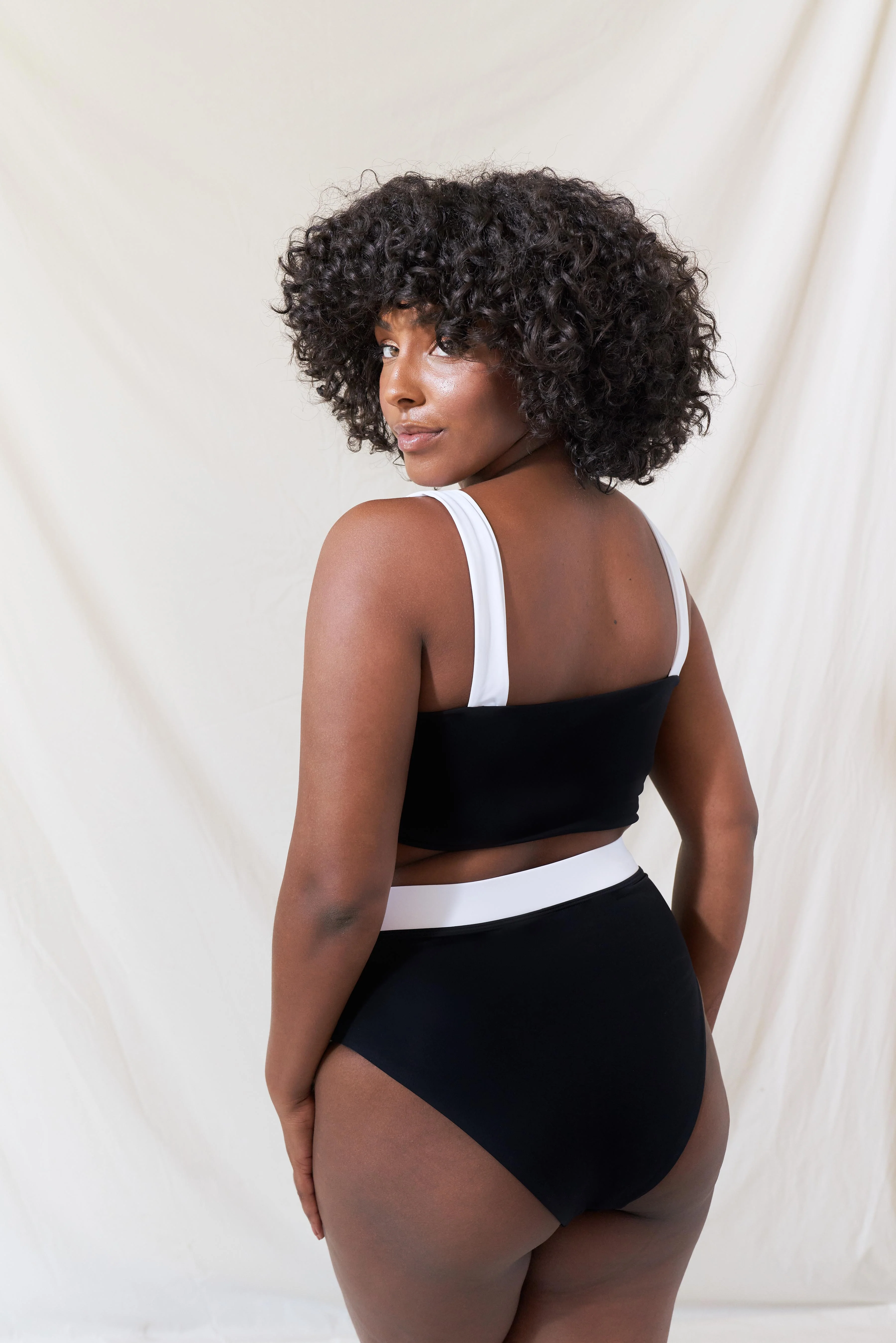 Current Swim Top - Black - Image 4