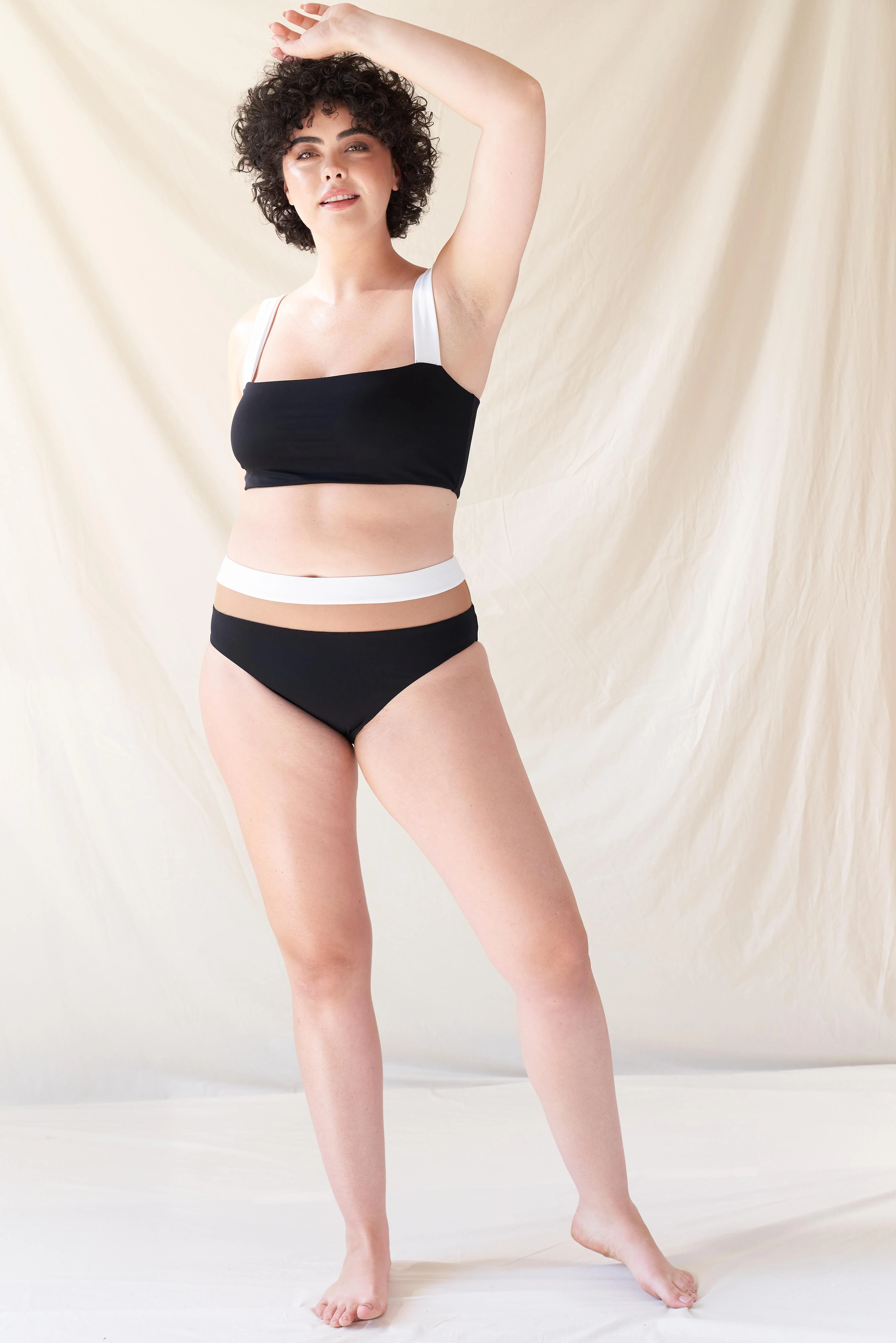 Current Swim Top - Black - Image 5