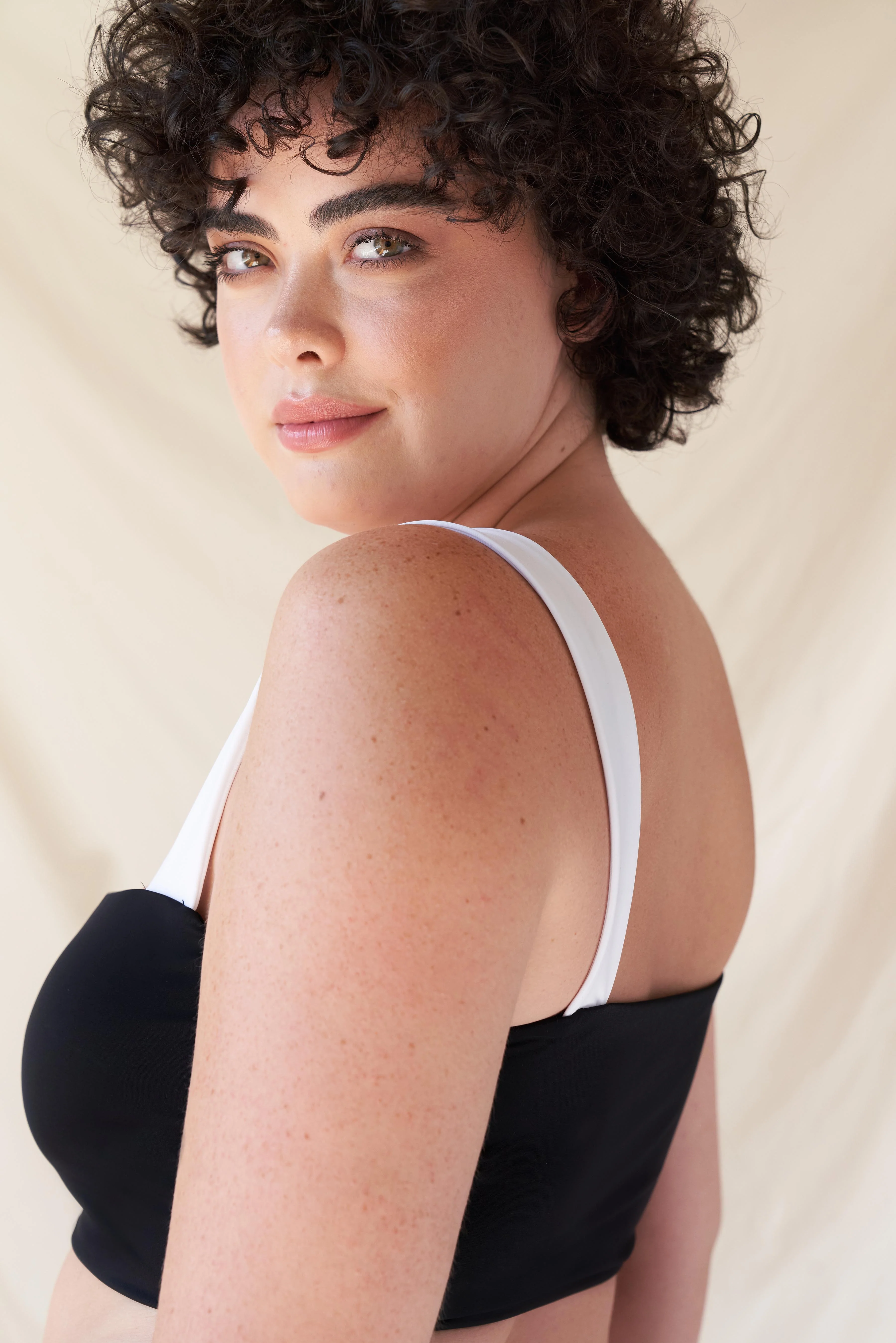 Current Swim Top - Black - Image 7
