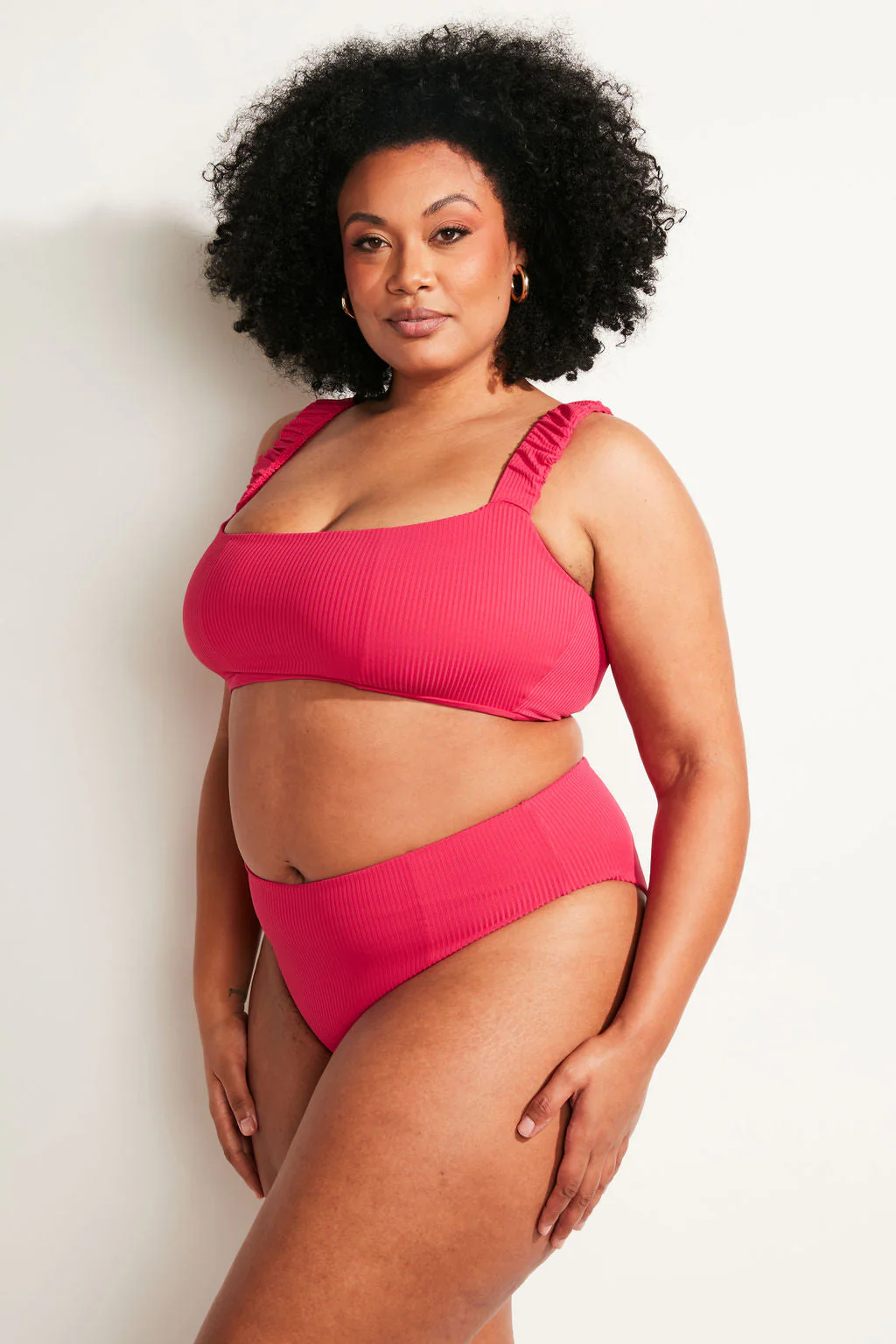 Current Swim Top II - Raspberry - Image 14