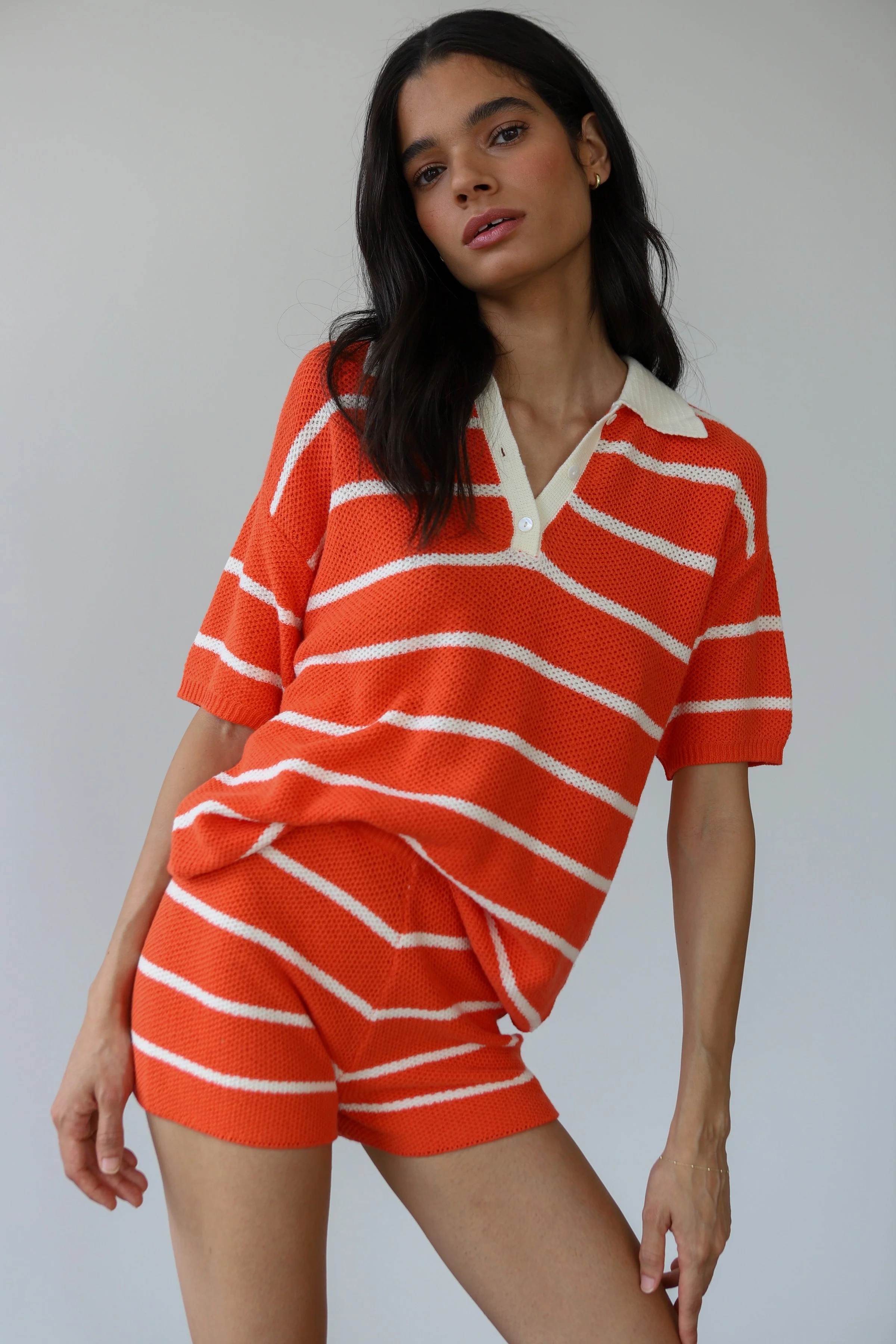 Doris Overized Polo - Poppy - Image 2