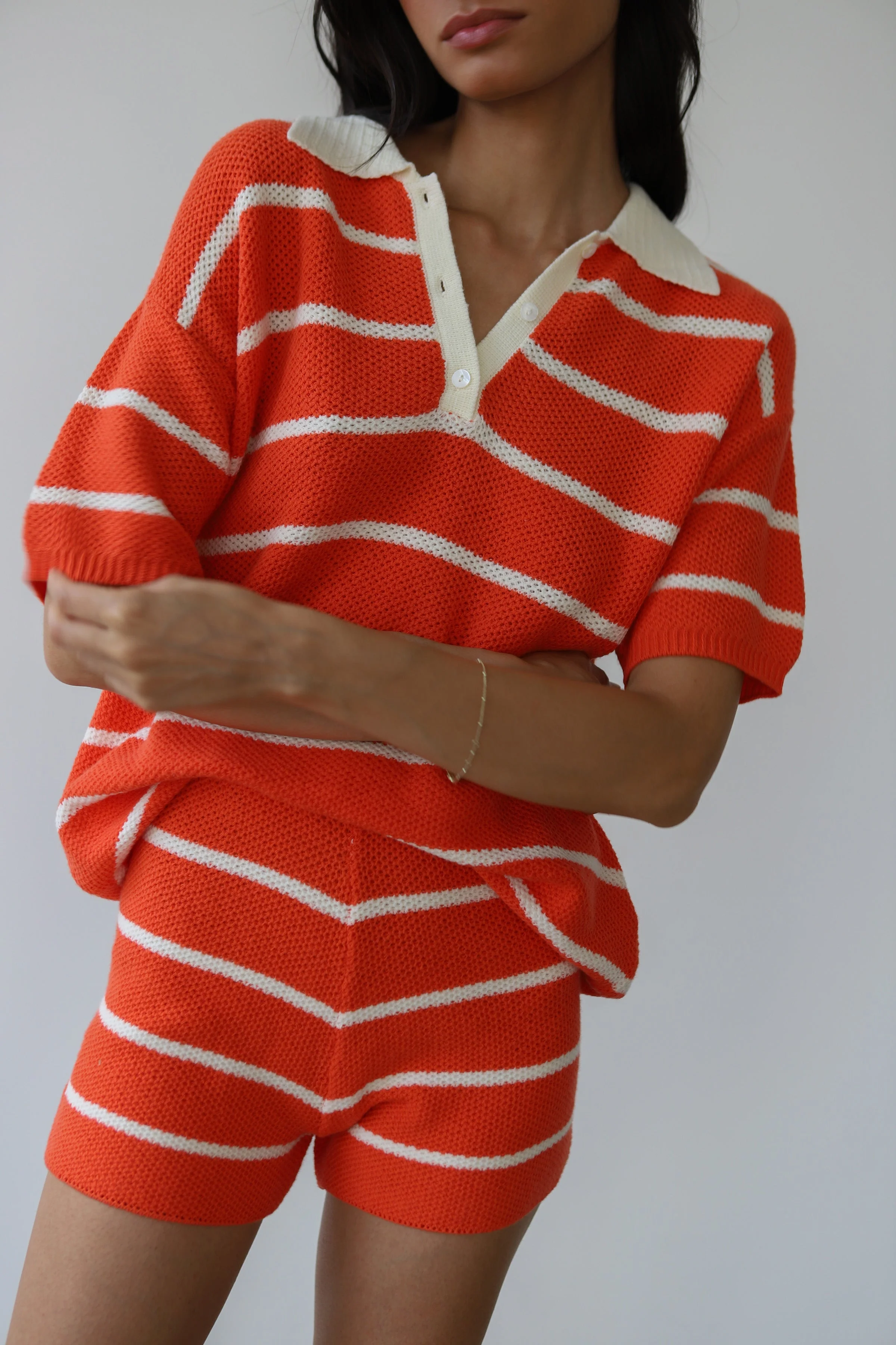 Doris Overized Polo - Poppy - Image 3