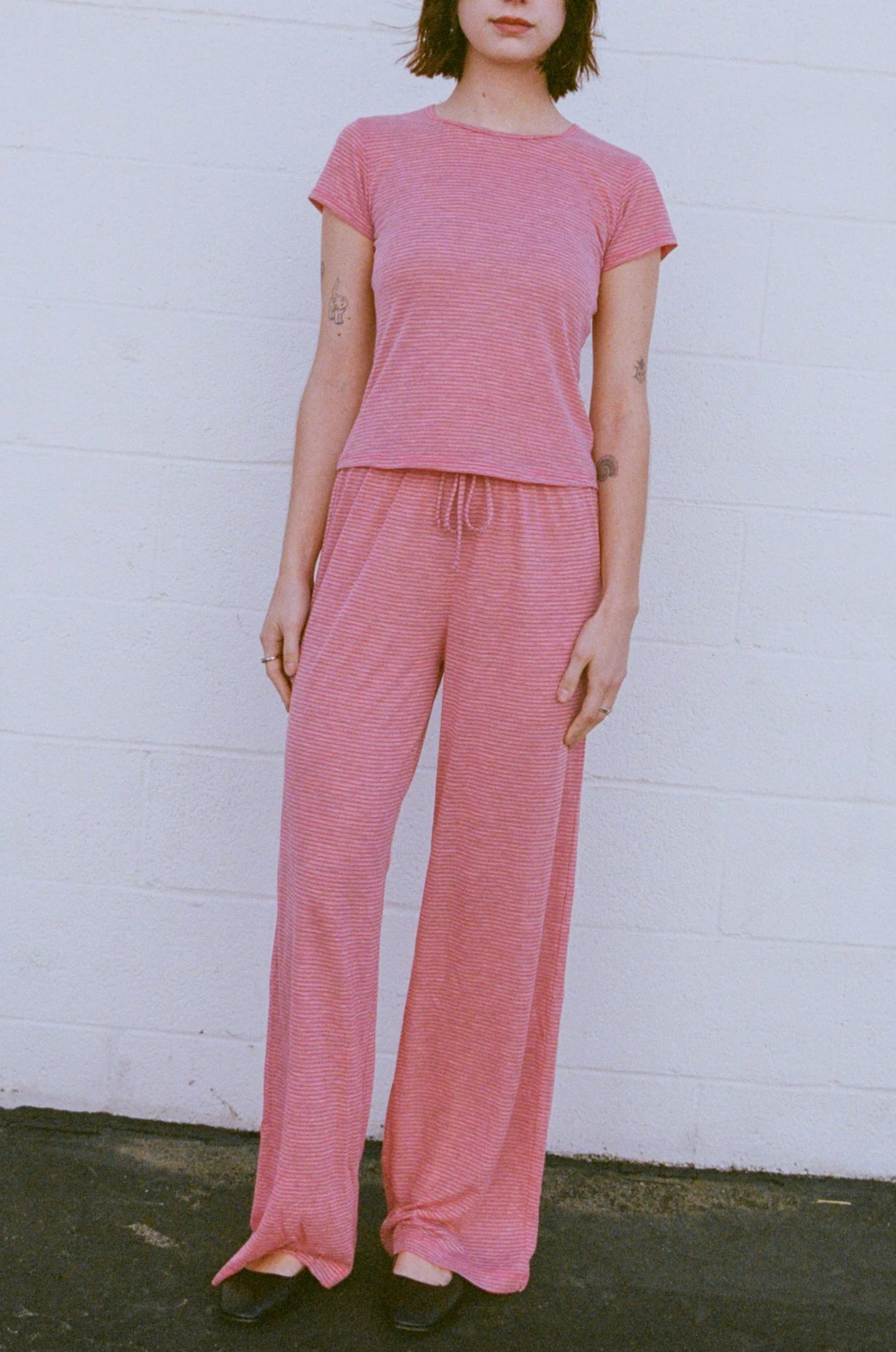 Drawstring Pant - Lychee - Image 2