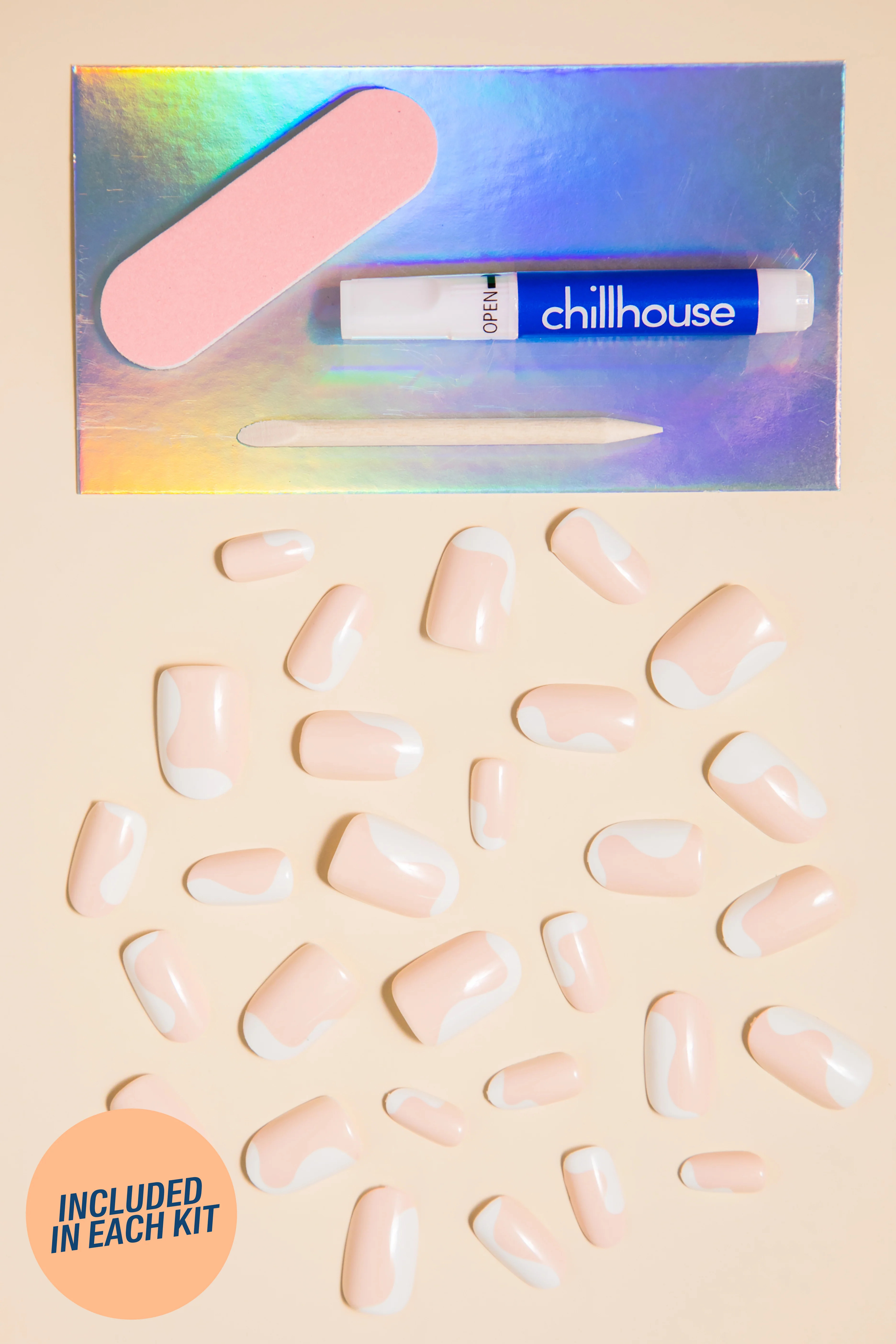 Editor In Chill Press Ons - Image 4