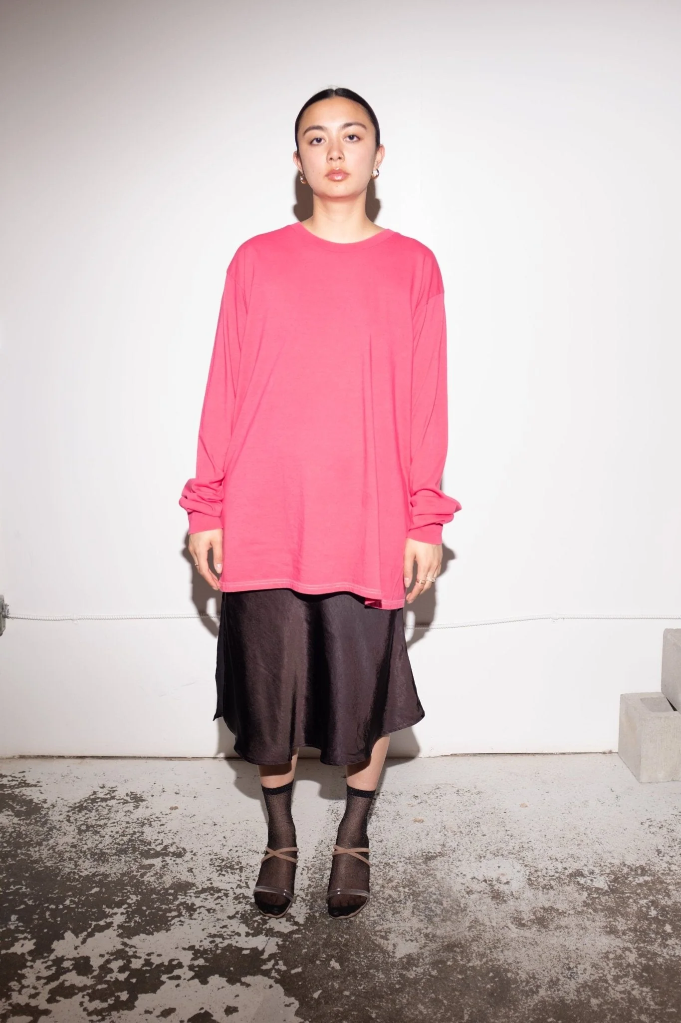 Gemma Longsleeve Top - Barbie Pink