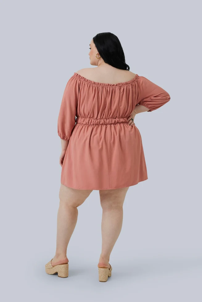 Gianna Mini Dress - Blush - Image 3