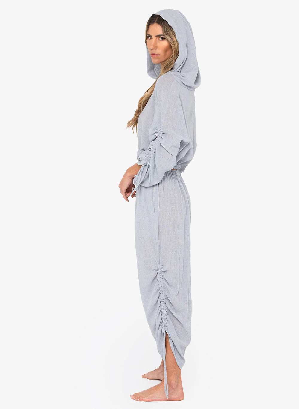 Grayson Lounger - Dusty Blue - Image 2