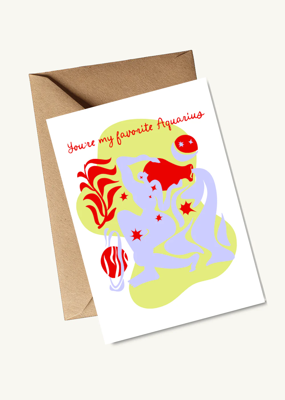 Greeting Card - Aquarius