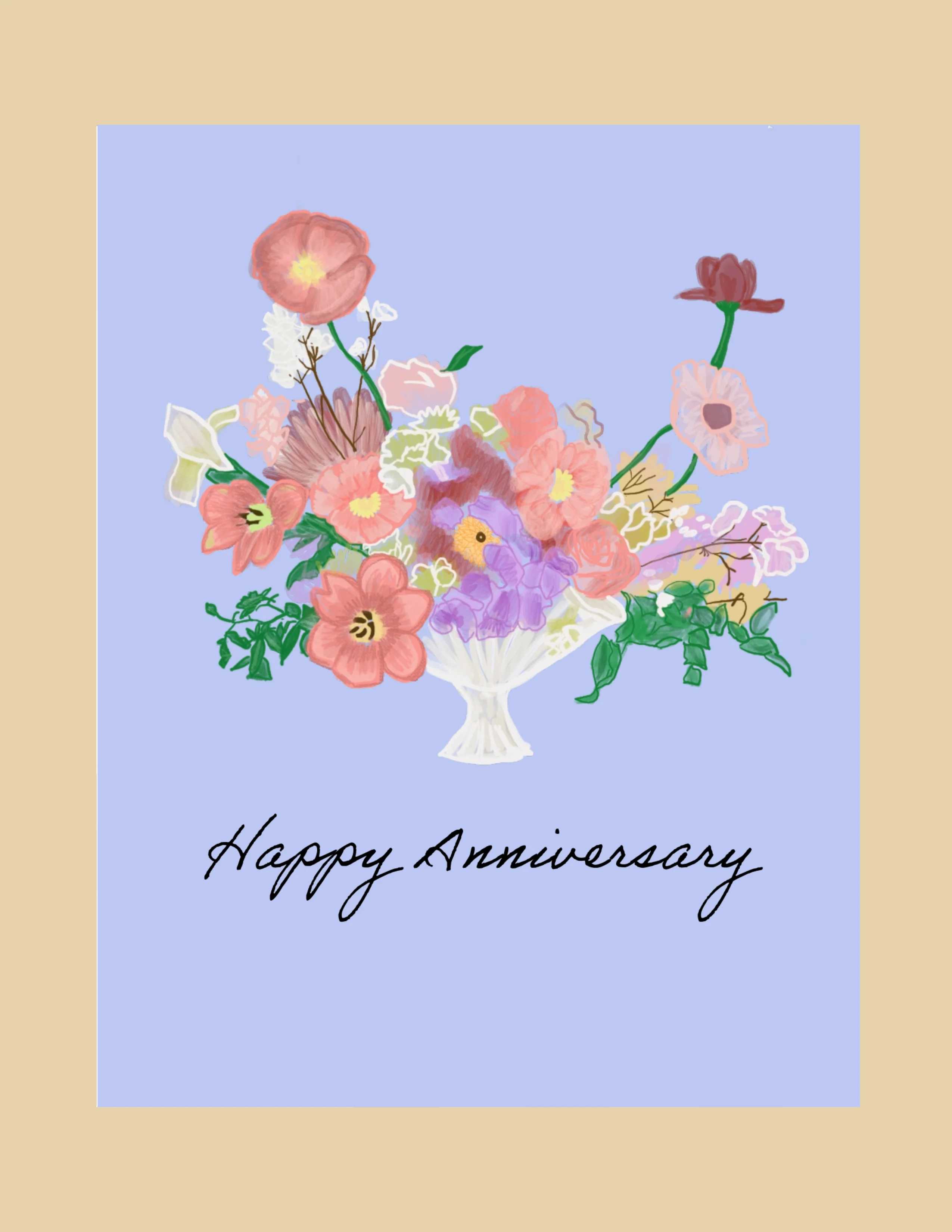 Greeting Card - Happy Anniversary - Image 2