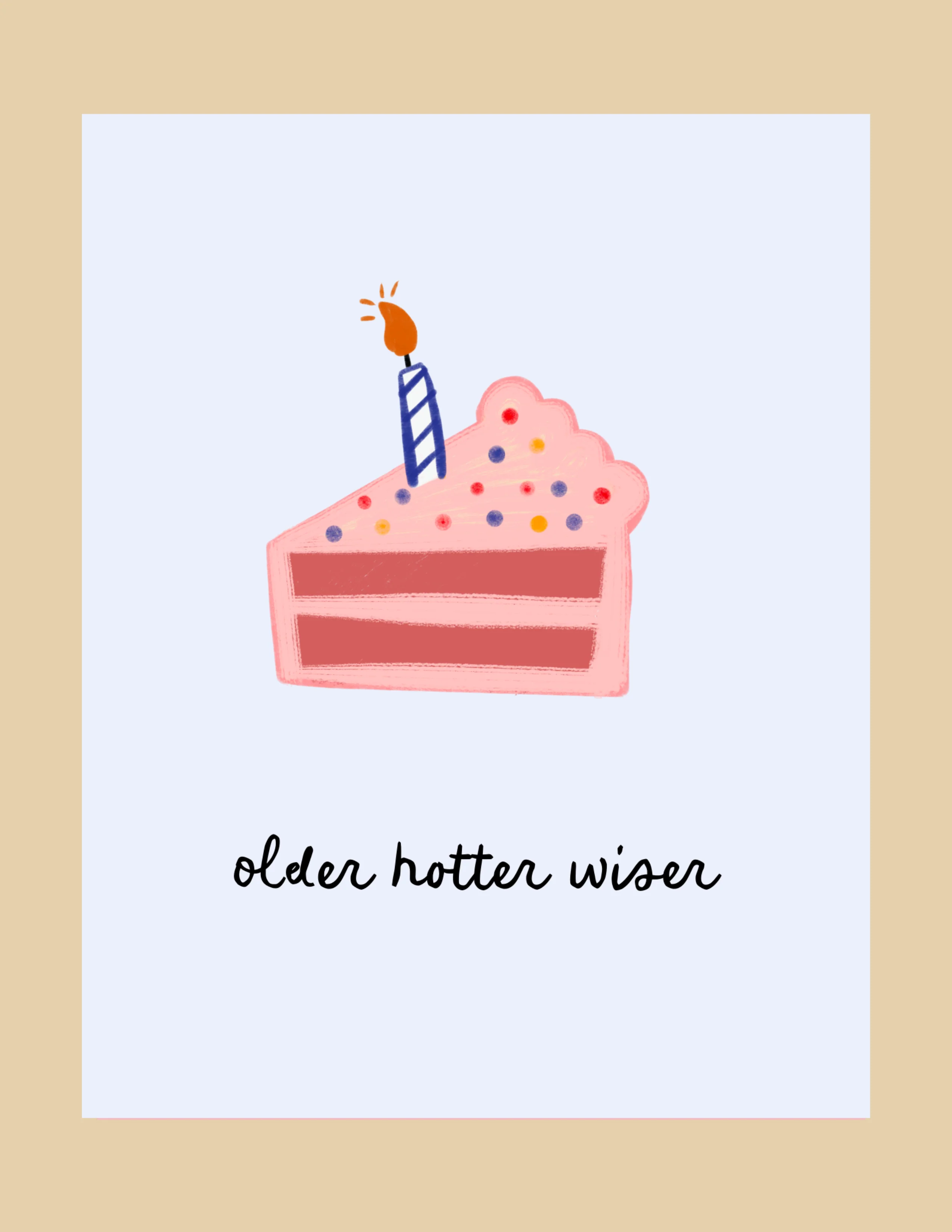 Greeting Card - Older Hotter Wiser - Image 2