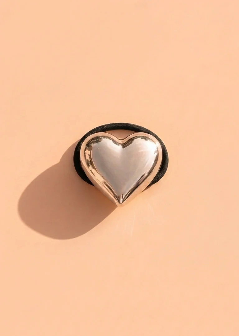 Heart of the Matter Hair Cuff - Stainless Steel