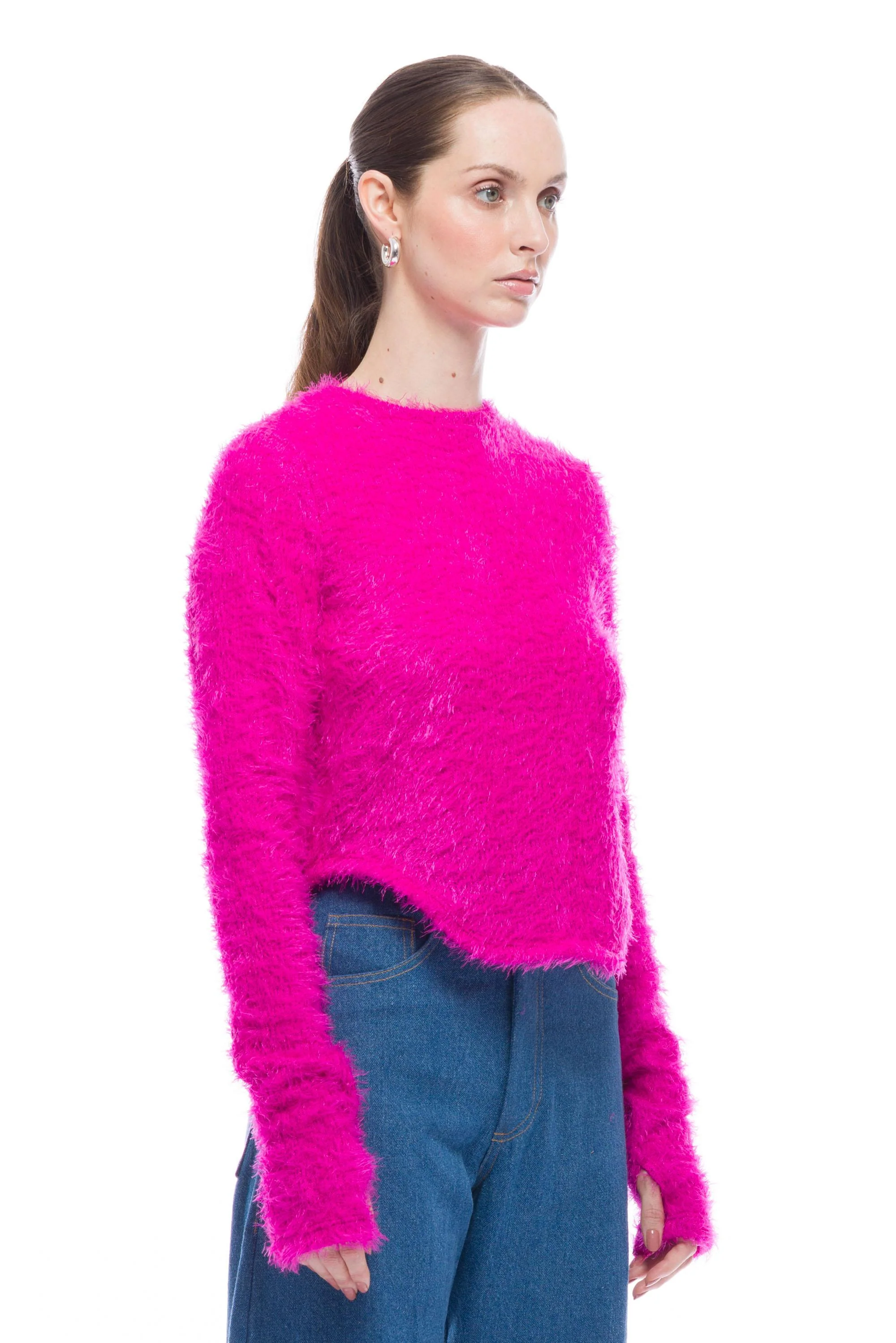Hilman Top - Fuchsia Shaggy - Image 2