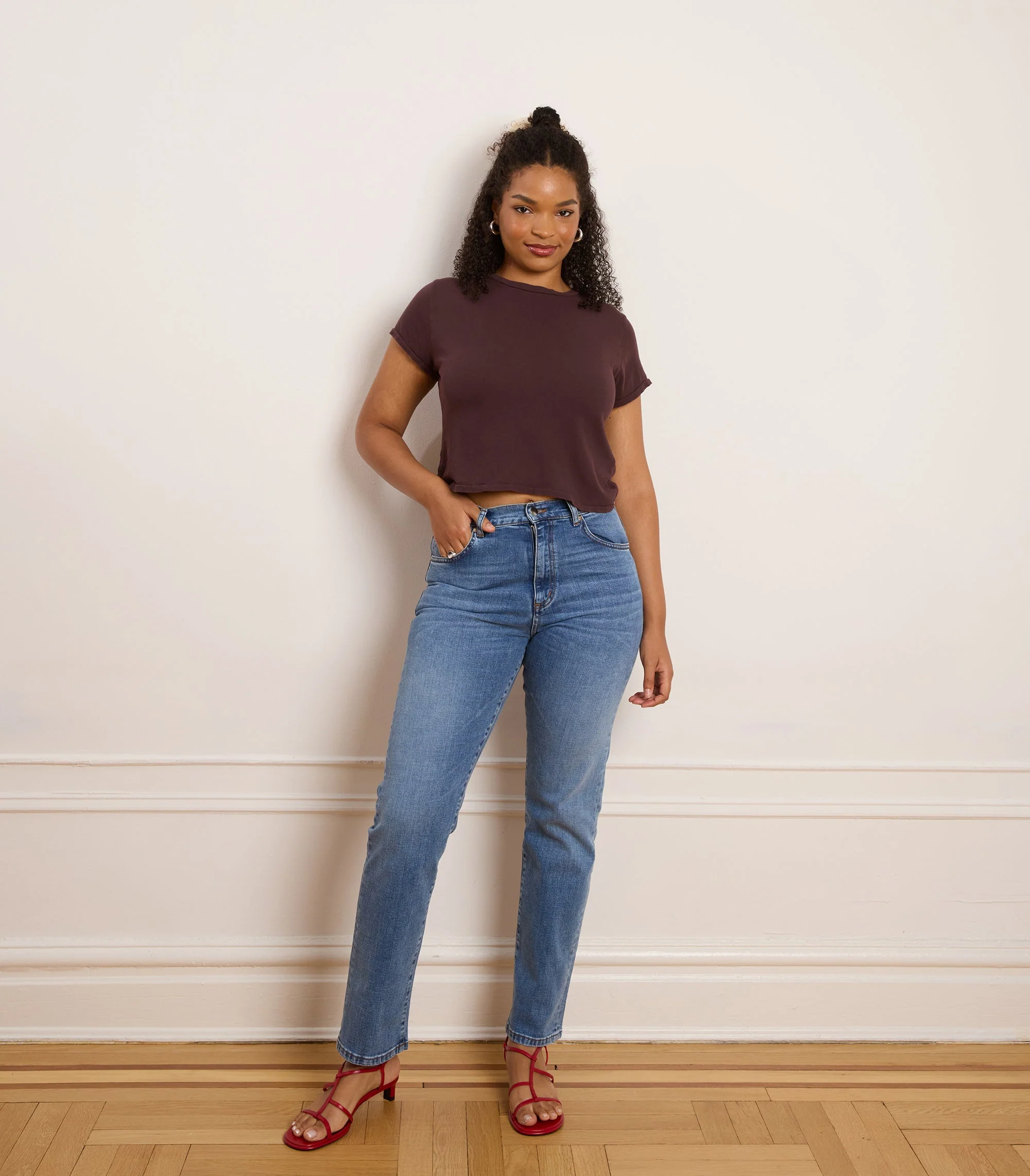 Winona High Rise Stovepipe Jeans - Indigo