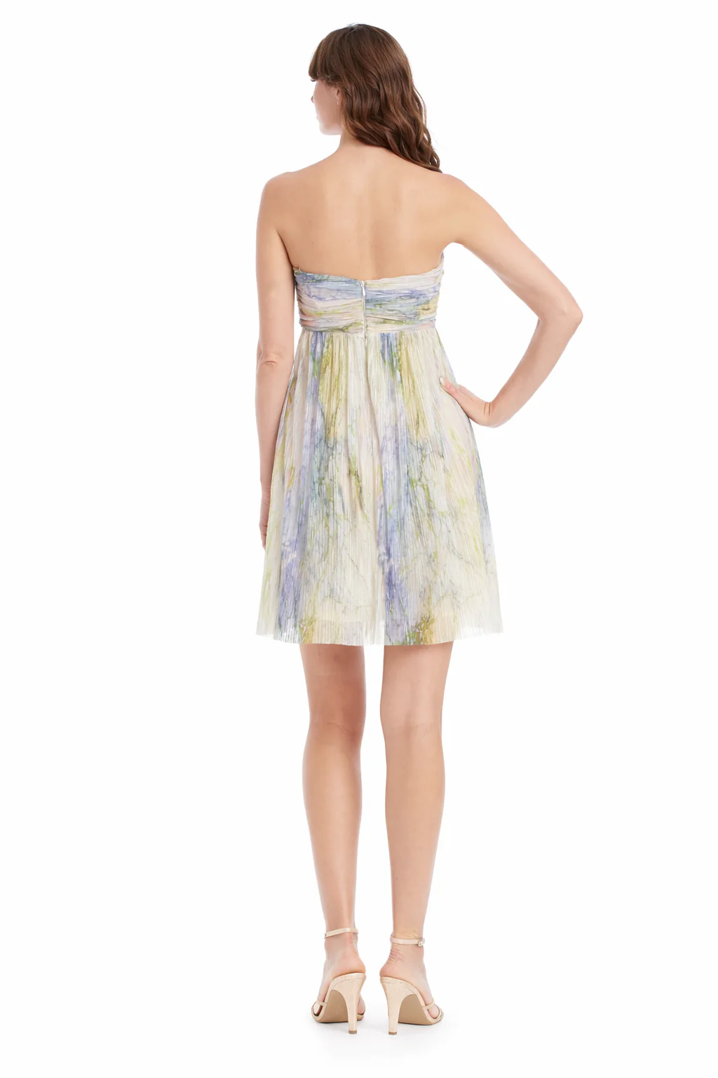 Nicole Printed Strapless Mini Dress - Image 3