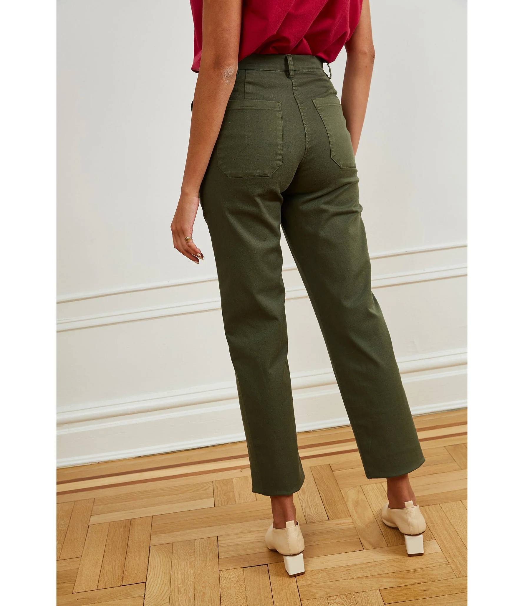 James Straight-Leg Work Pant - Pine - Image 4