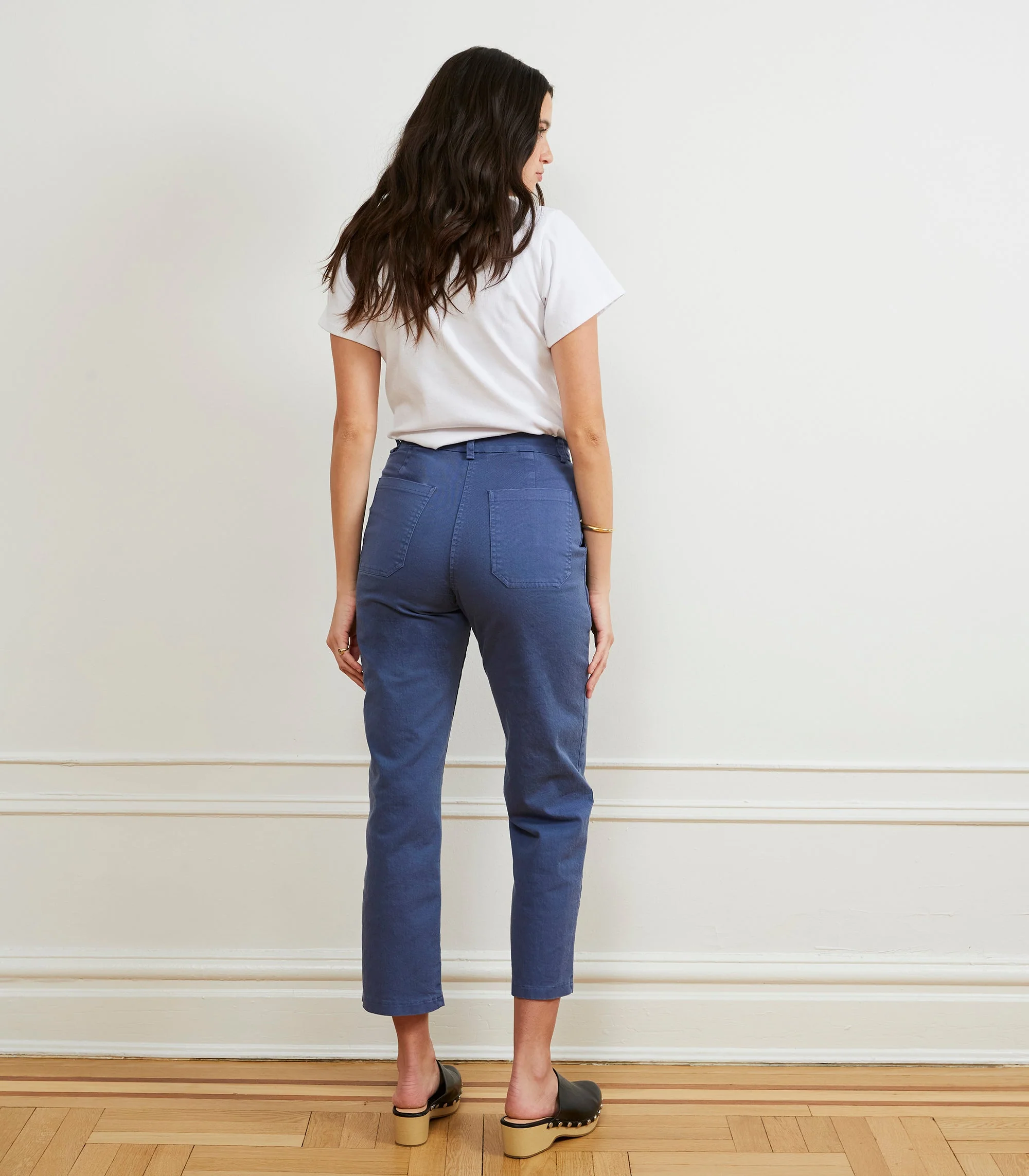 James Straight-Leg Work Pant - Yale Blue - Image 2