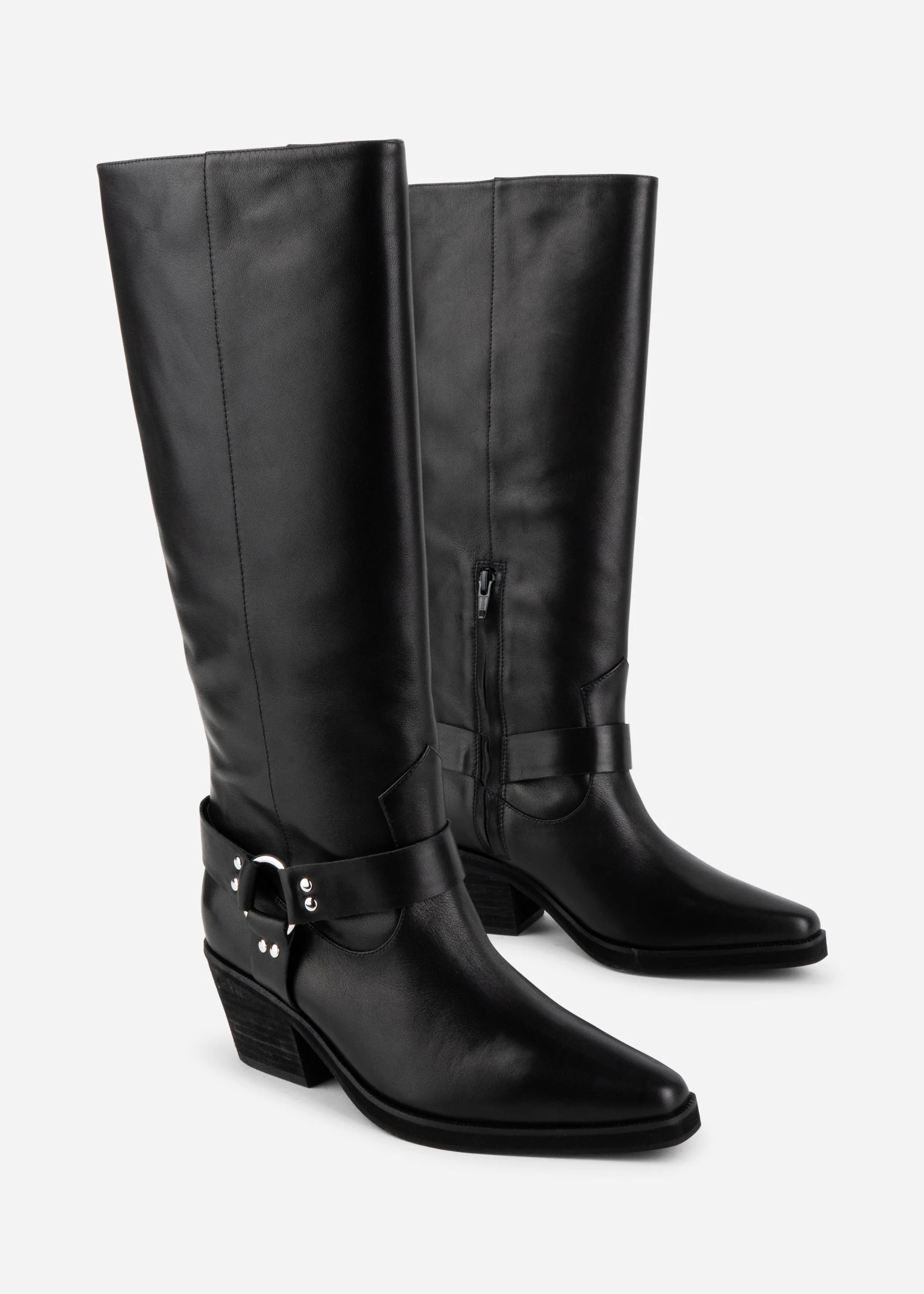 Josephine Knee High Biker Boot - Image 3