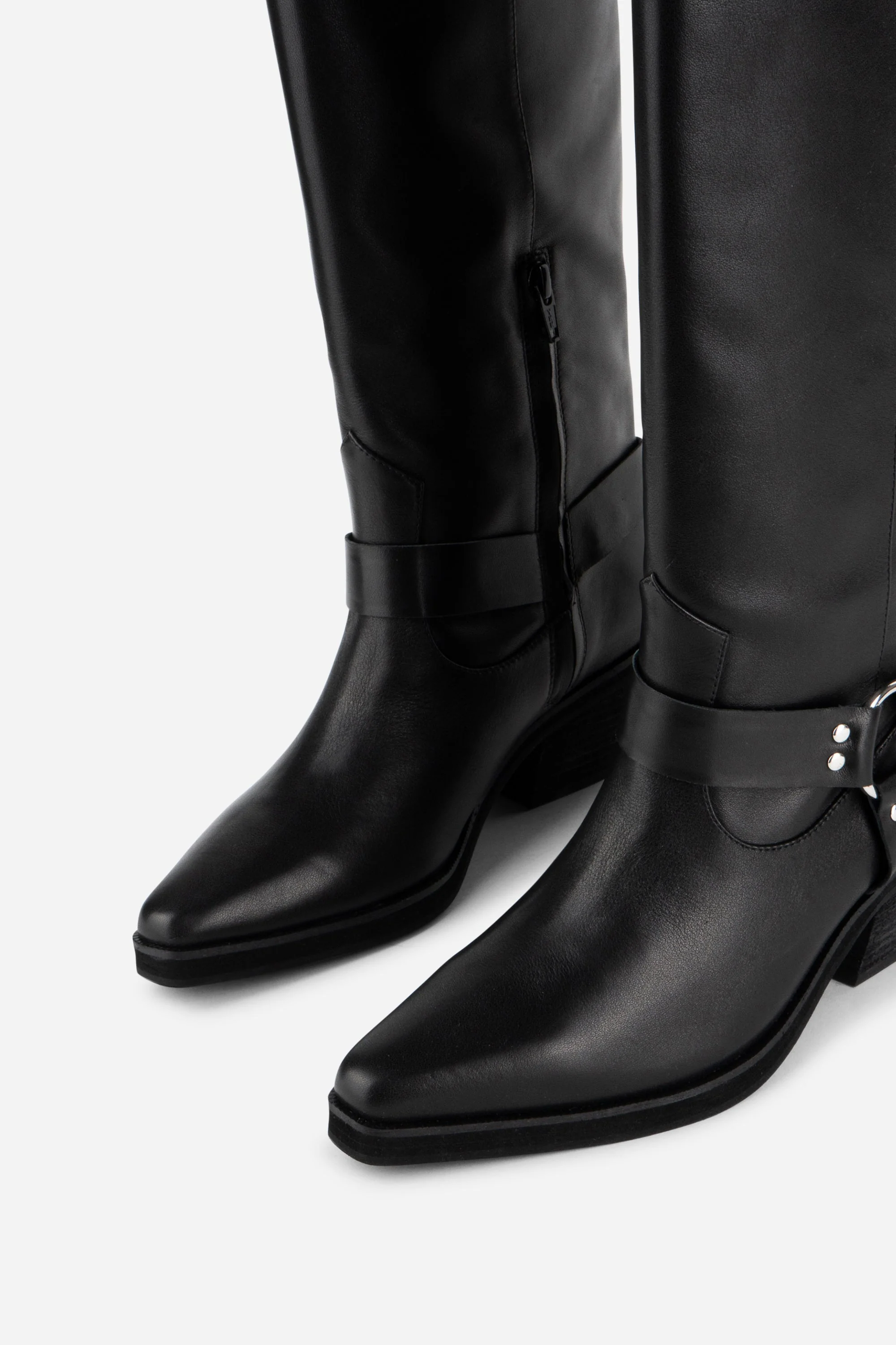 Josephine Knee High Biker Boot - Image 5
