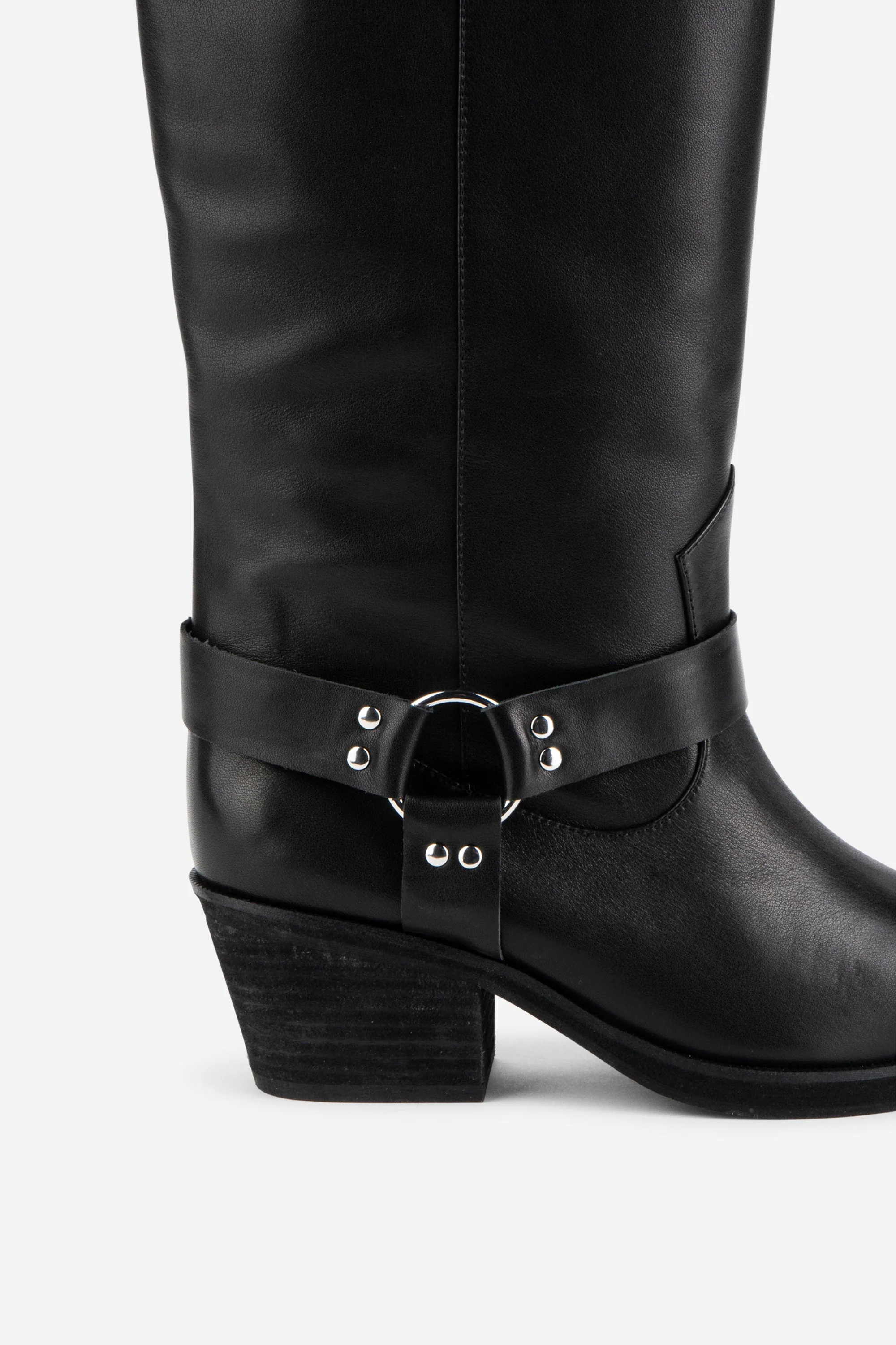 Josephine Knee High Biker Boot - Image 6