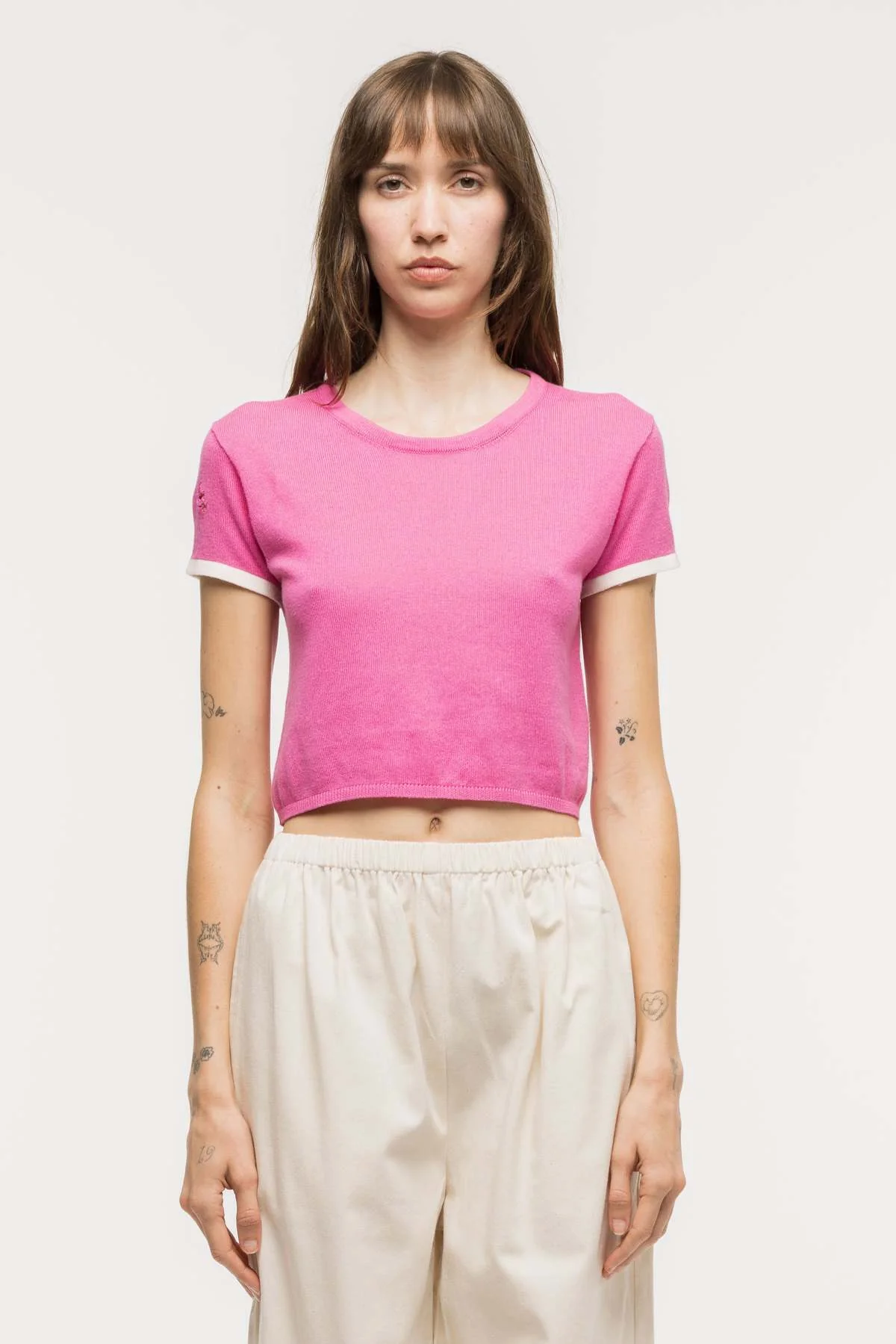 Katya Knit Top - Fuchsia