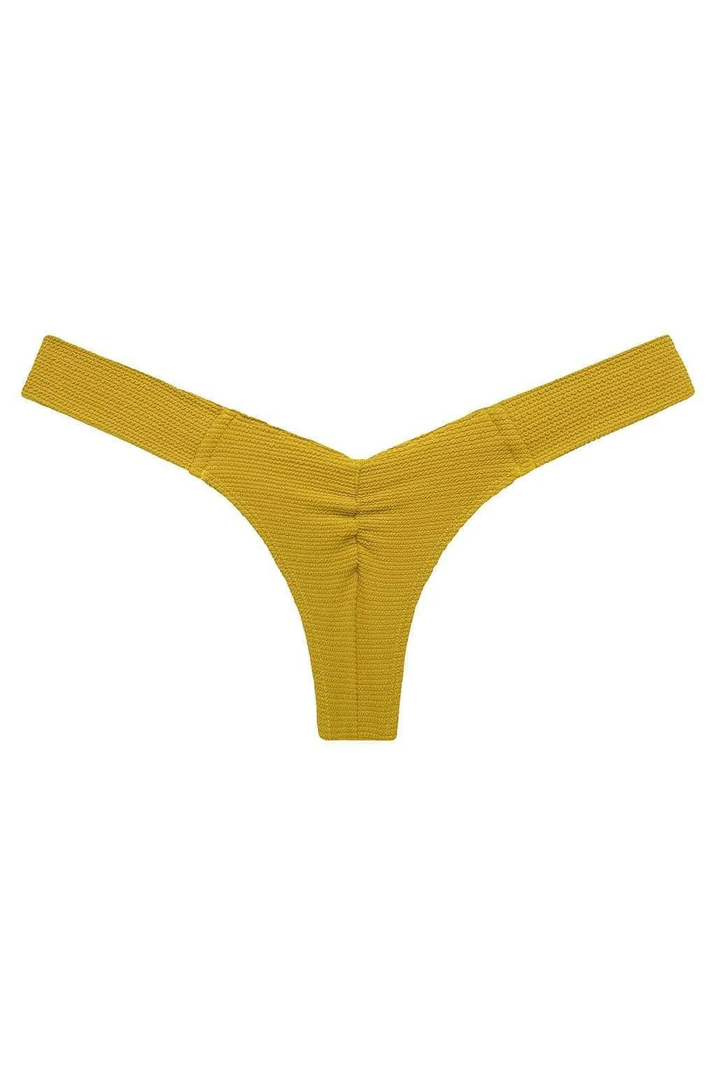 Key Lime Micro Scrunch Uno Bikini bottom - Image 3