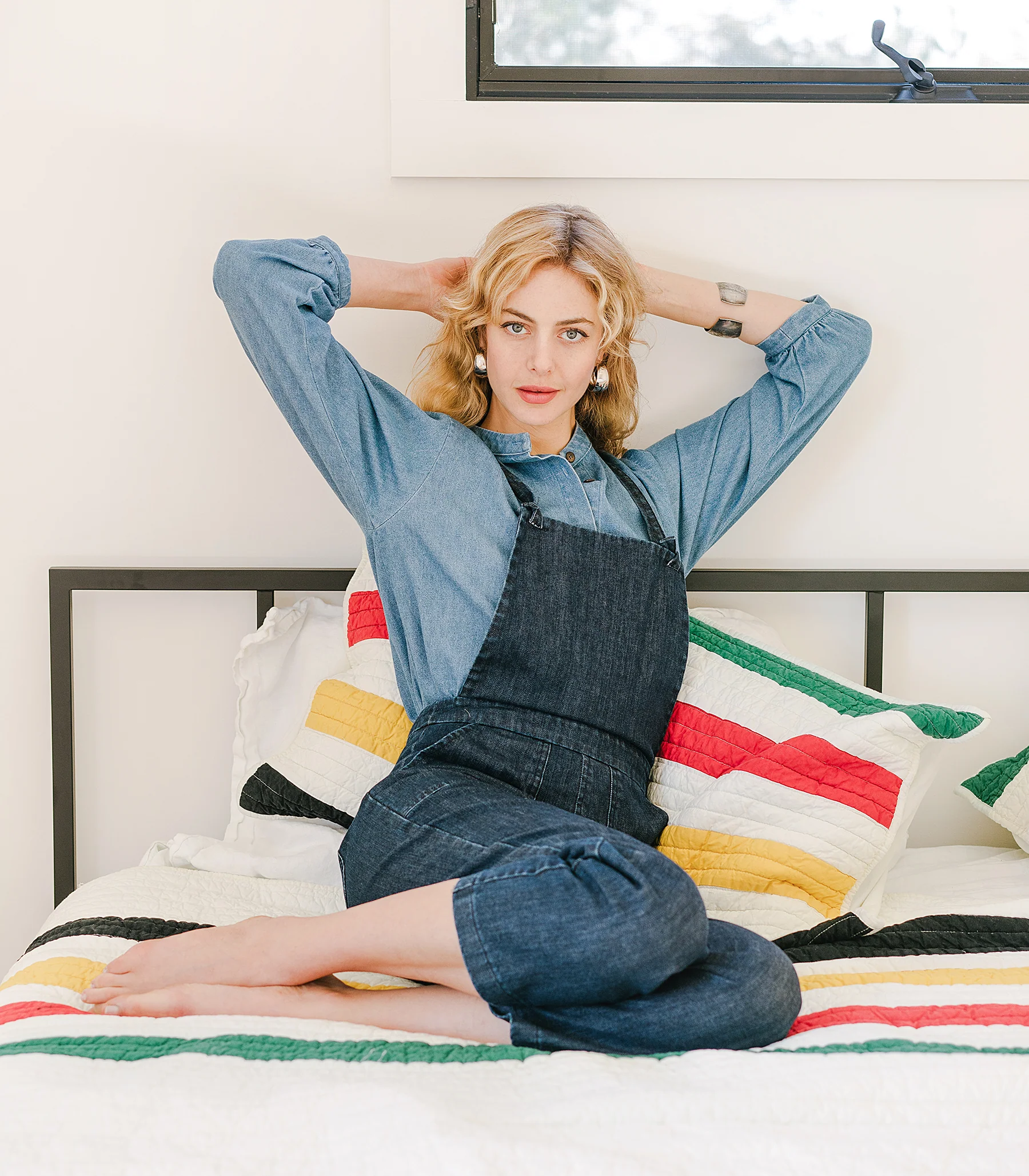 Knot Overalls - Dark Indigo - Image 10