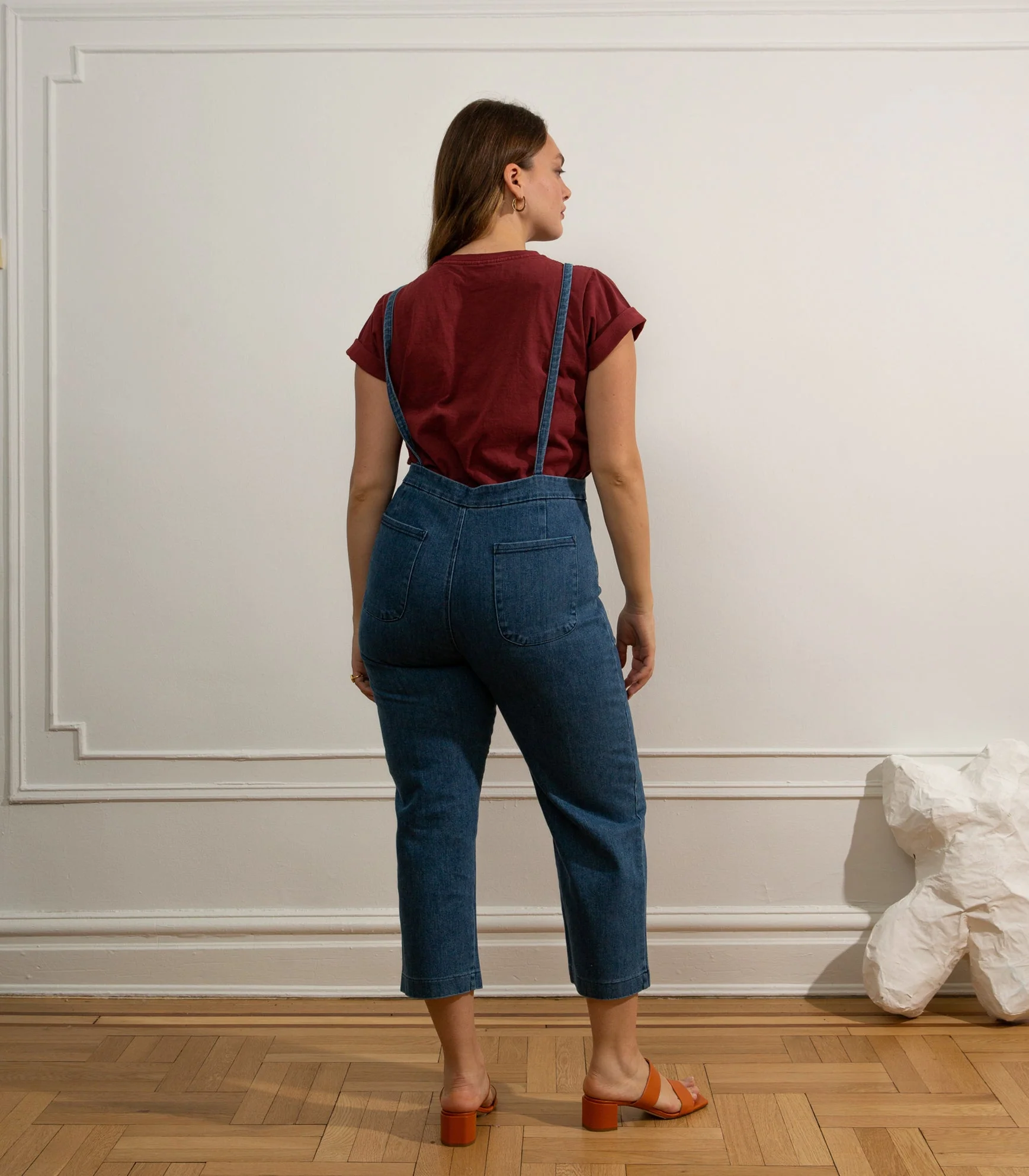 Knot Overalls - Washed Indigo - Image 2
