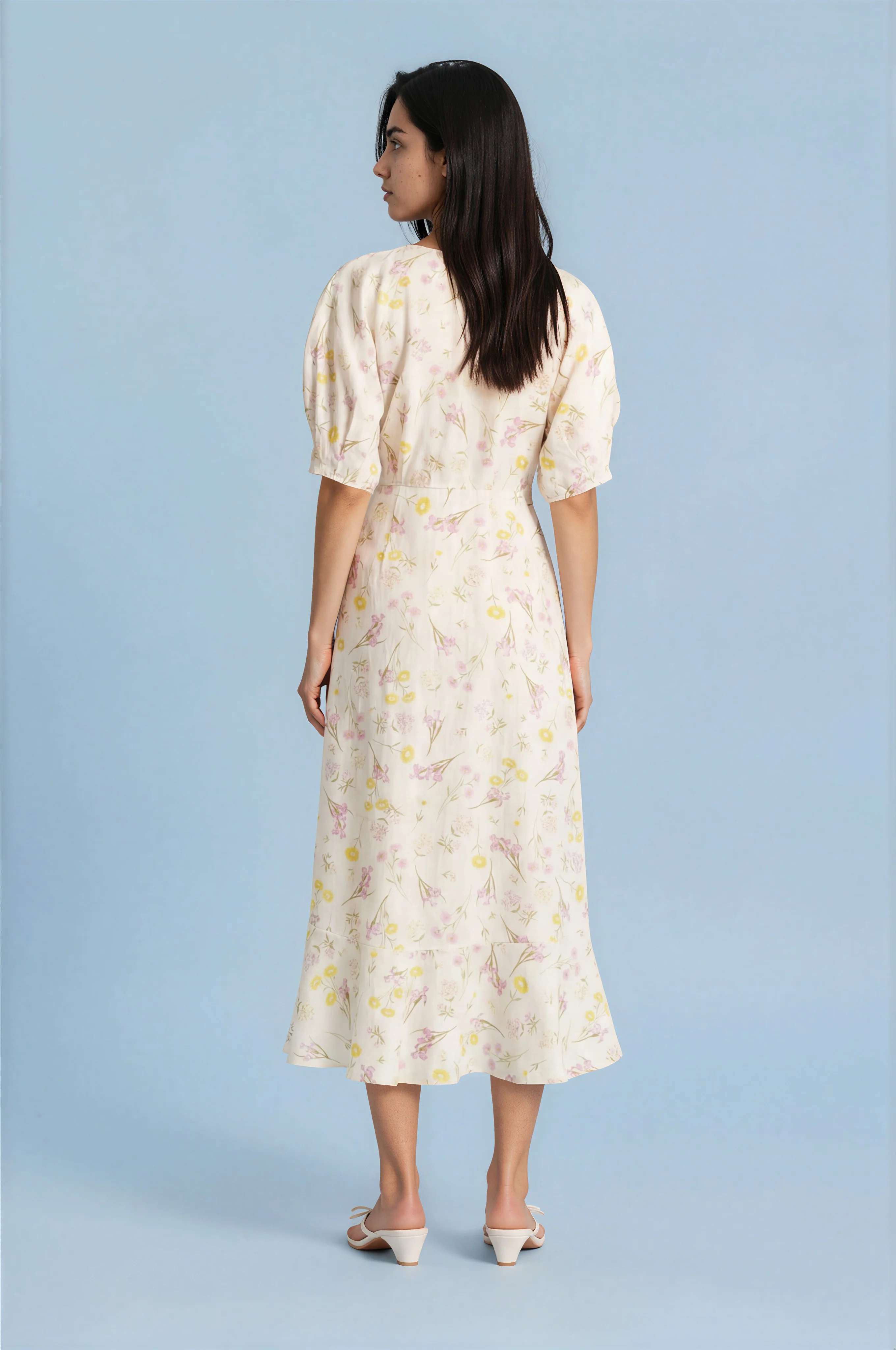 Malena Dress - Yellow - Image 4