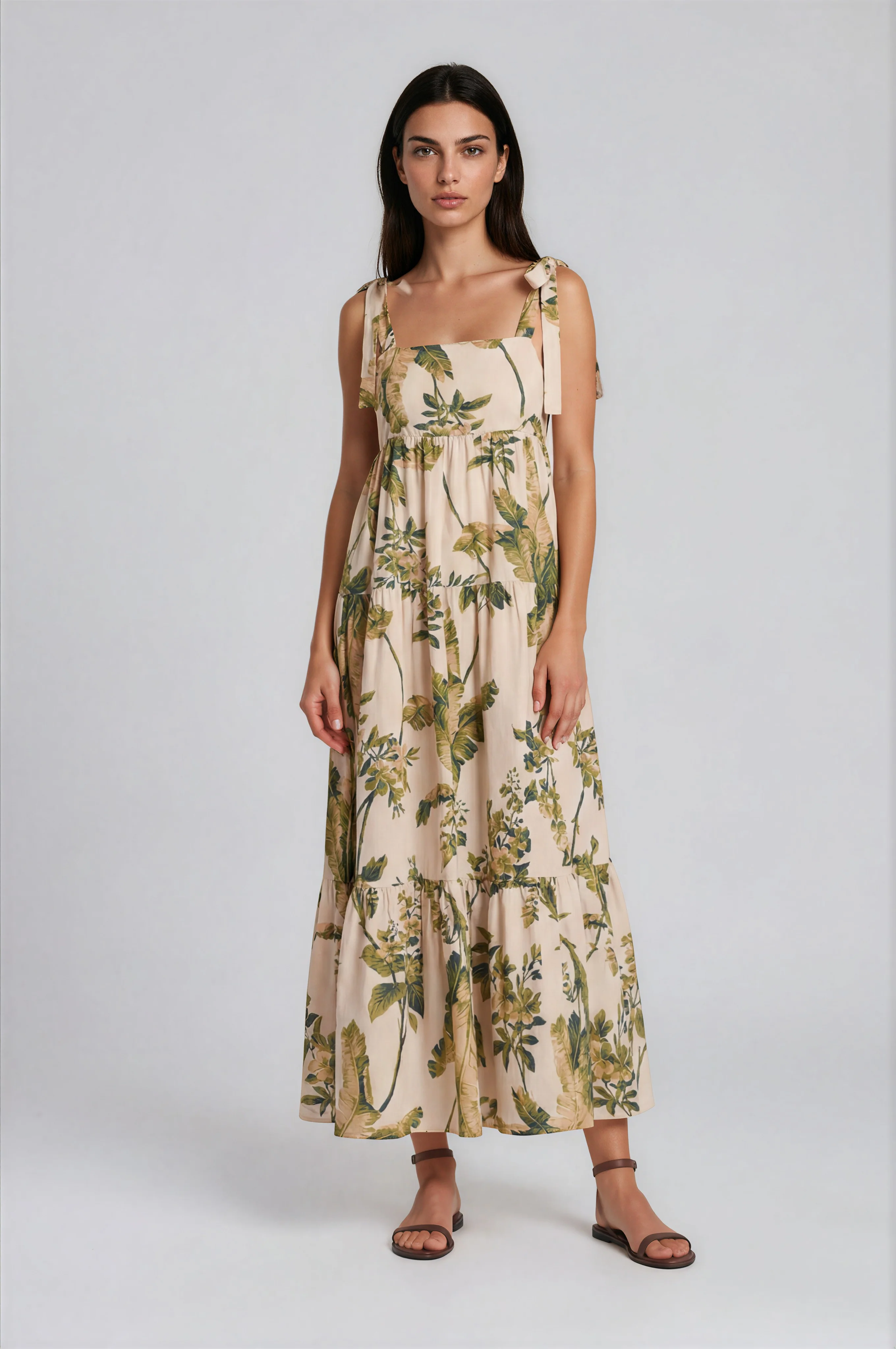 Rosalyn Dress - Beige