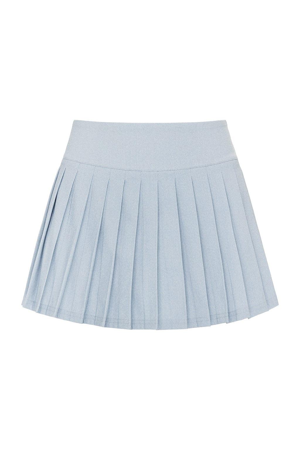 Light Denim Tennis Skirt - Image 2