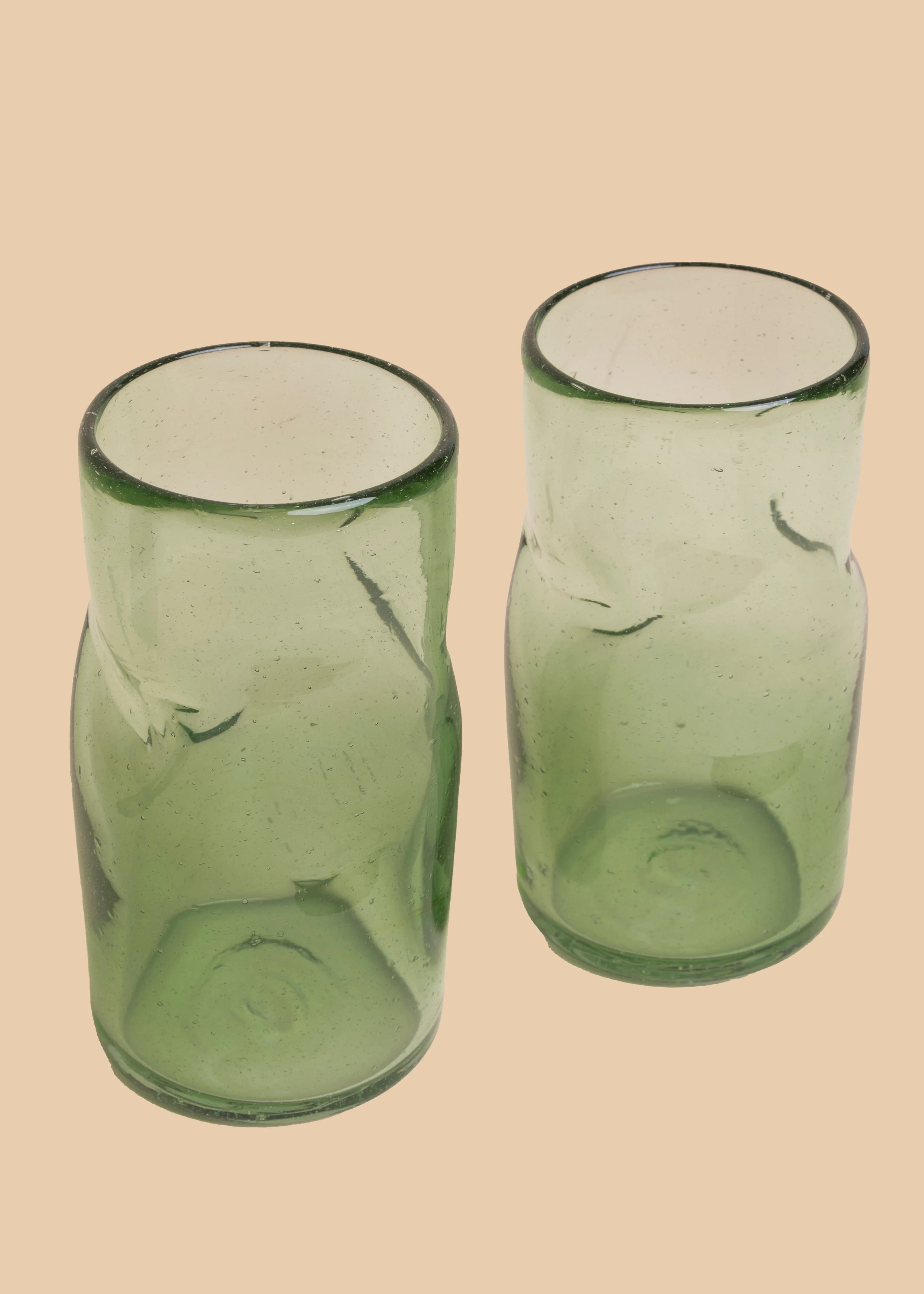 Lime Medium Glass, Set of 2