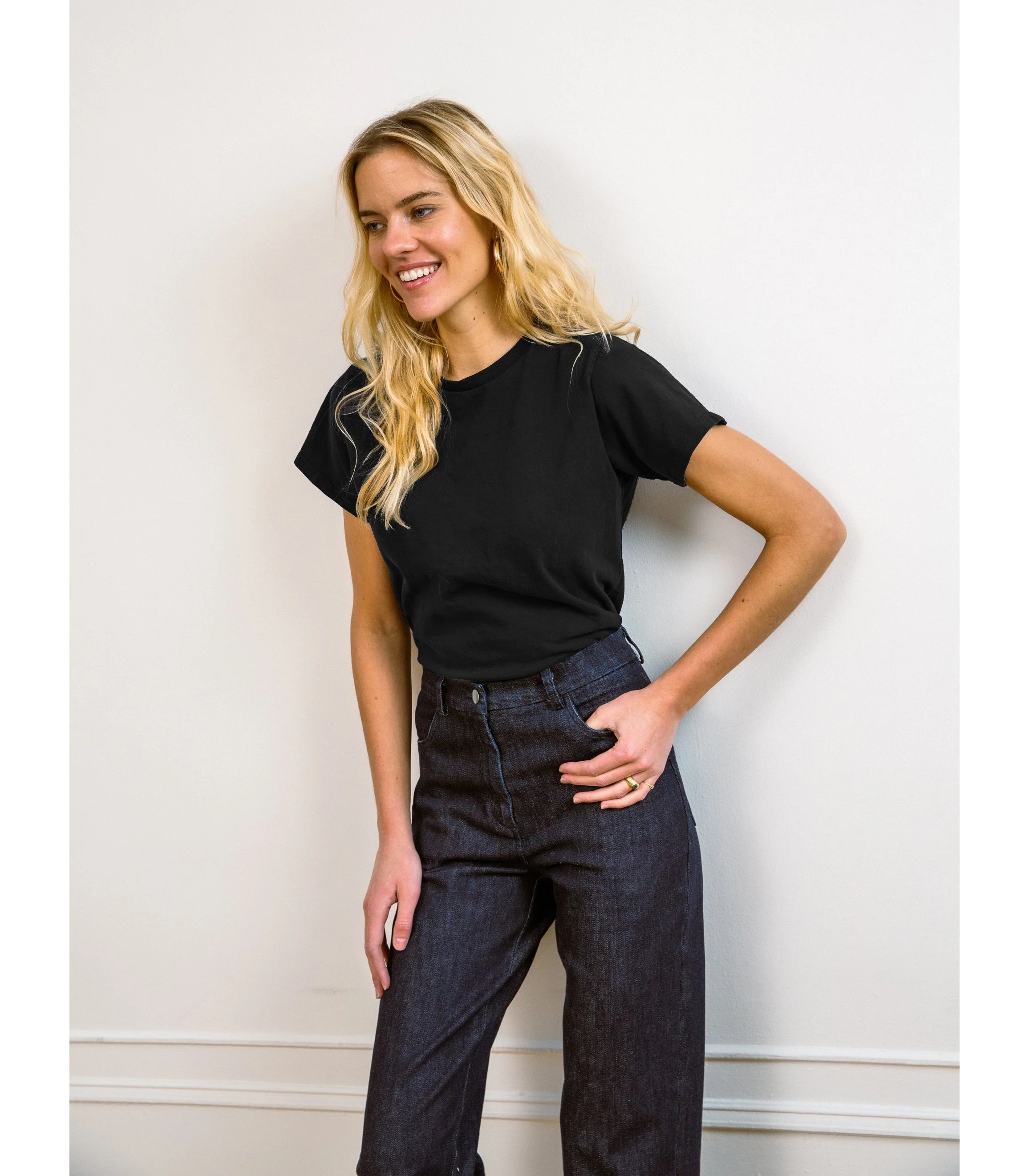 Long Parker Straight Leg Jeans - Dark Indigo - Image 4