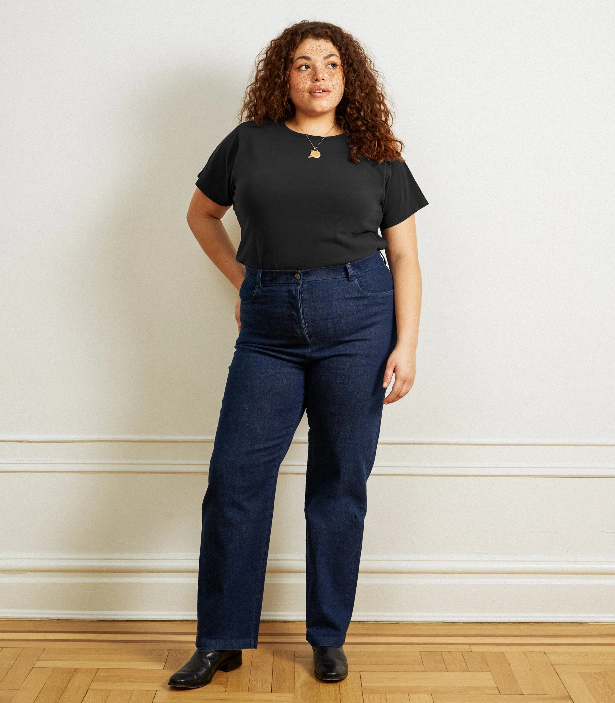 Long Parker Straight Leg Jeans - Dark Indigo - Image 7