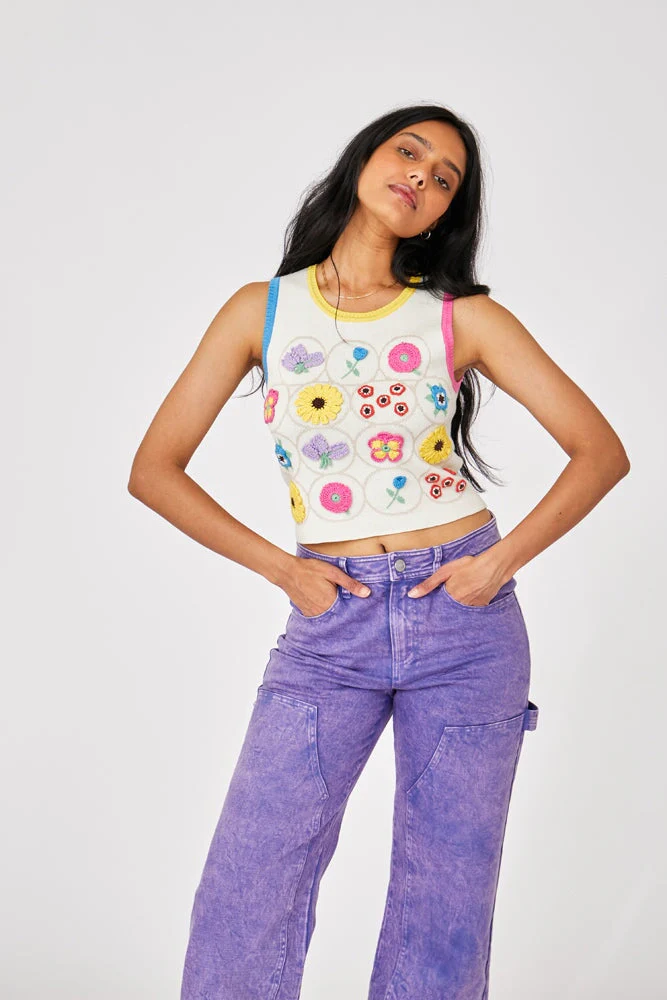 Loria Knit Shell Sweater - Image 3