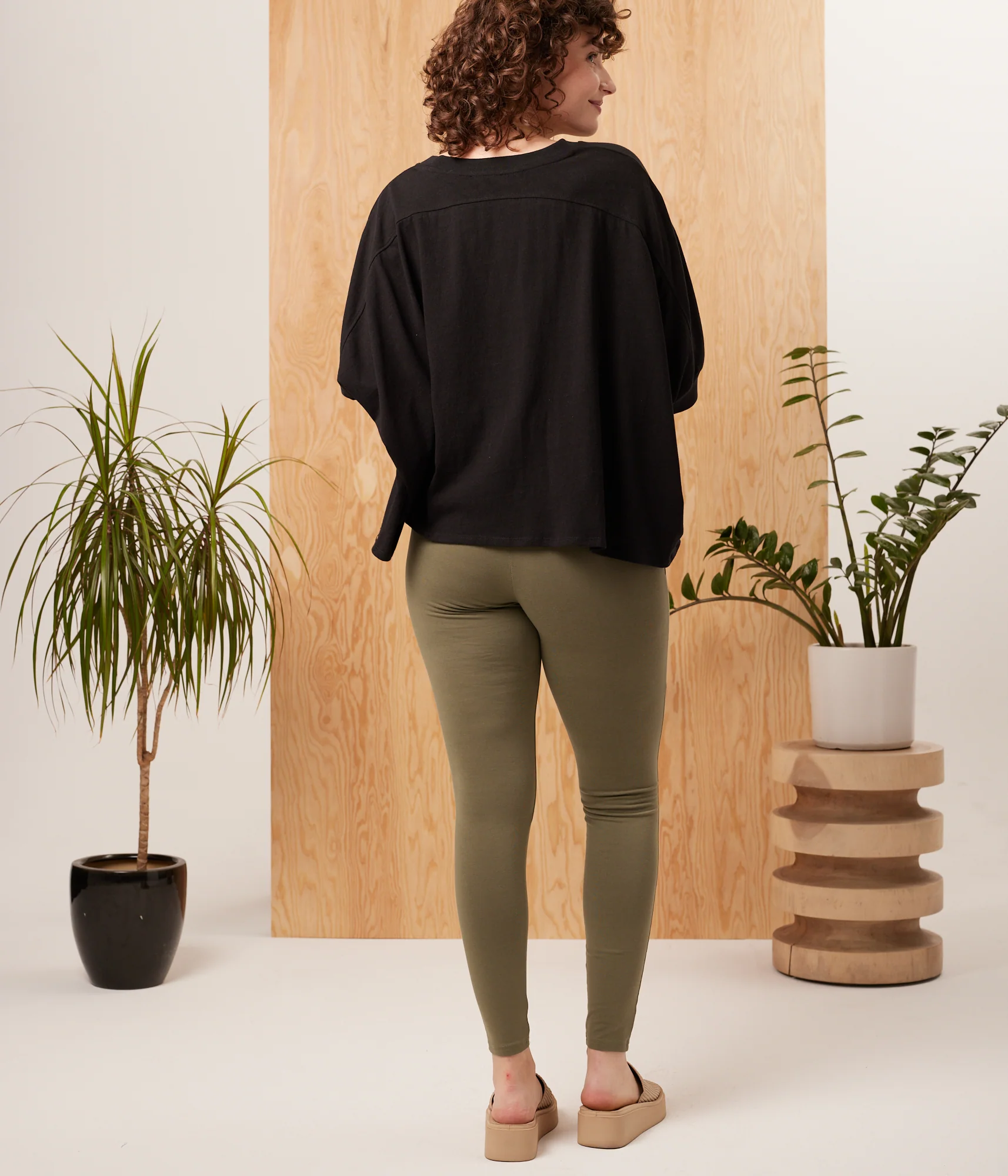 Lotus Top - Washed Black - Image 3