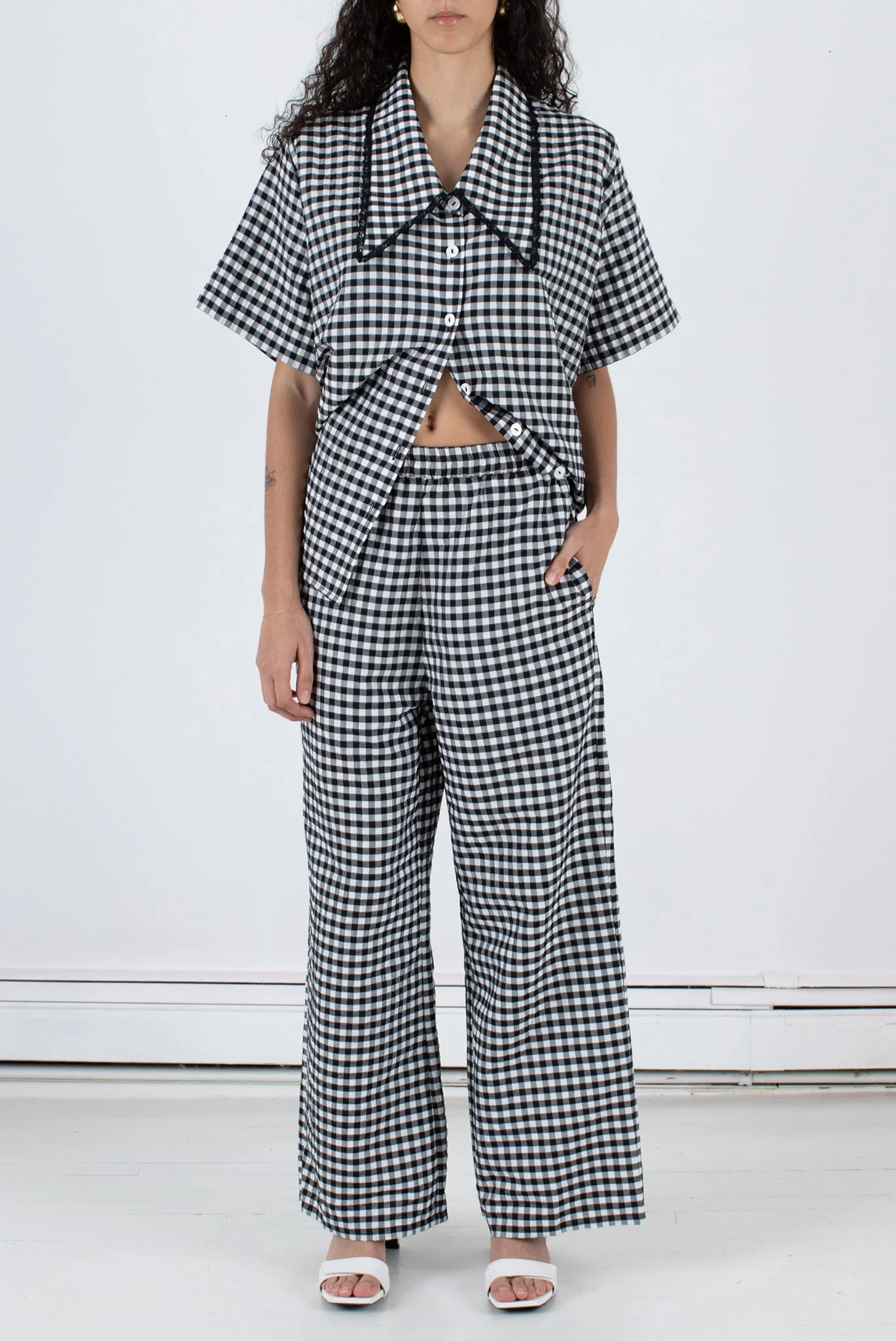 Luna Pant - Black Check